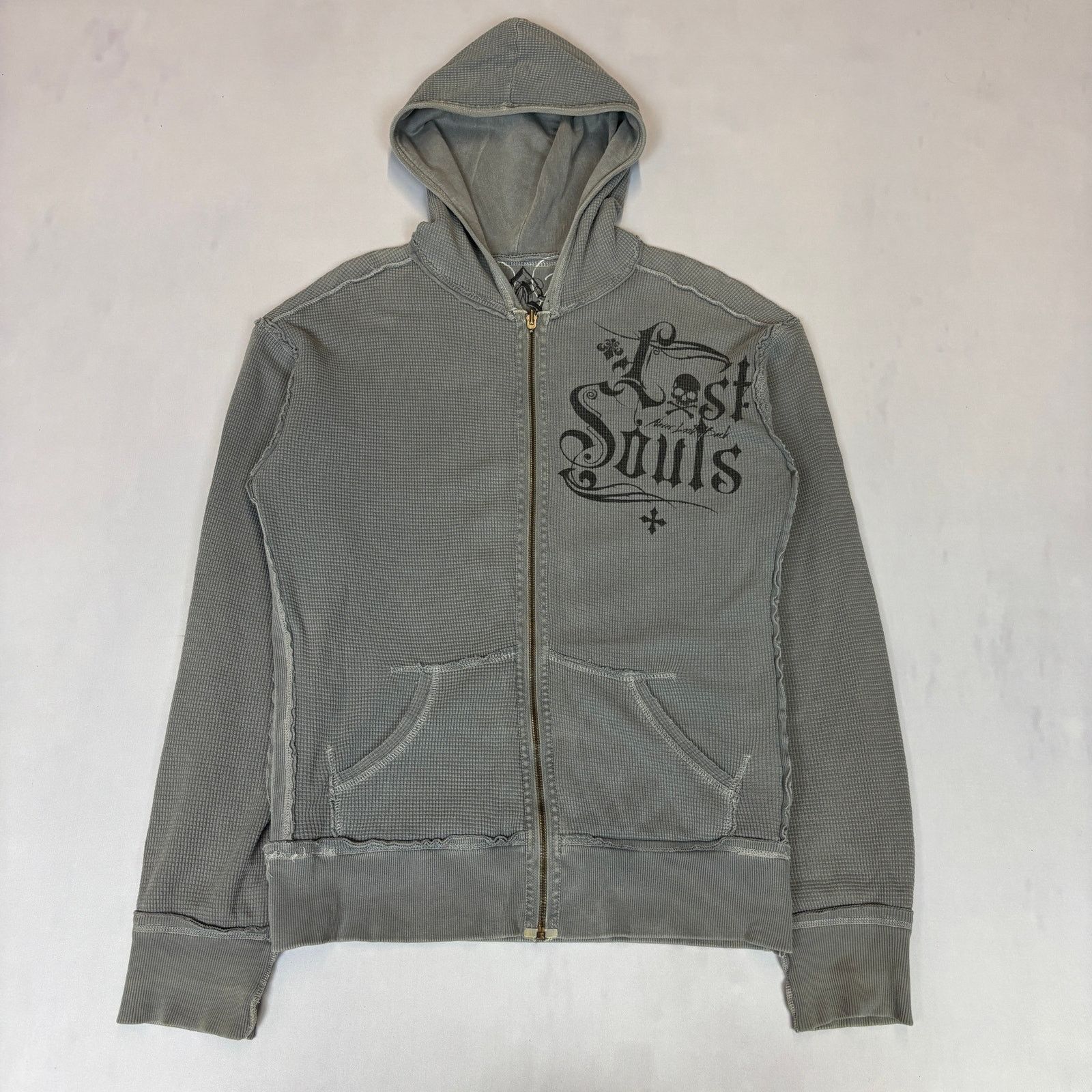 Affliction Affliction Reversible Full Zip Hoodie Thermal Mens Large Y2K Size US L / EU 52-54 / 3 - 2 Thumbnail