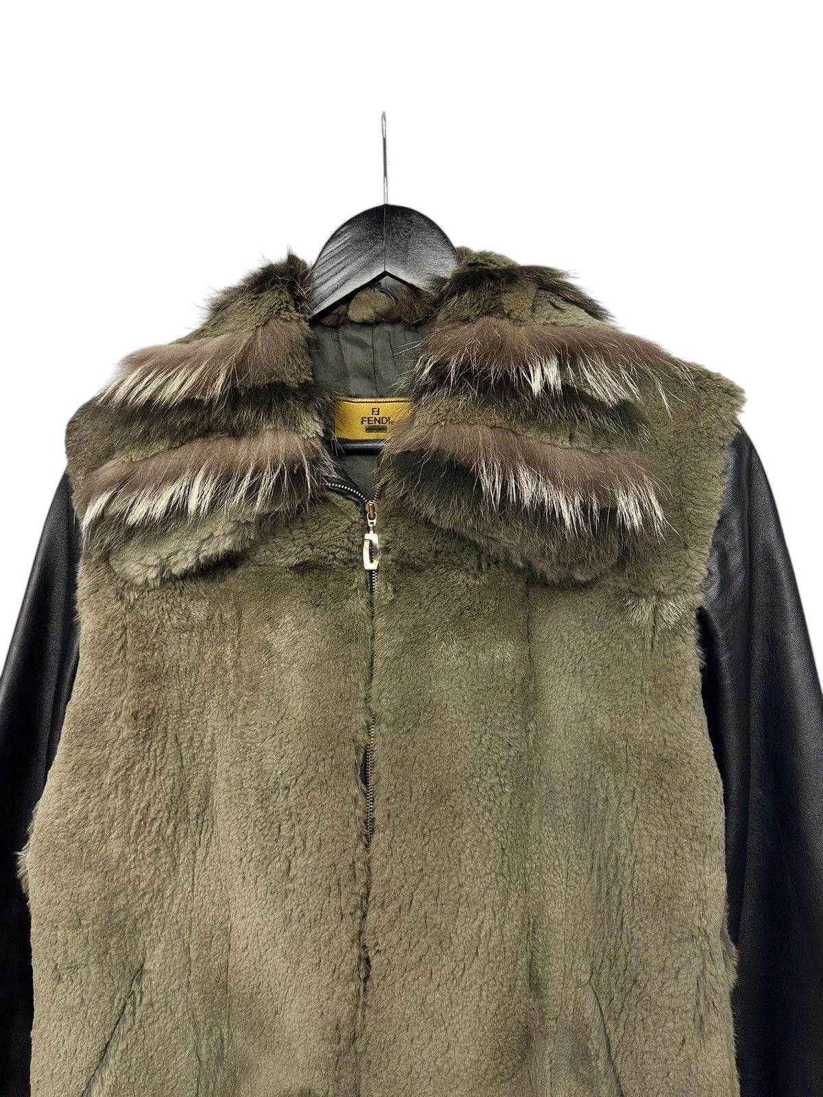 If Six Was Nine Fendi Rabbit Fur Jacket Rare IfSixWasNine LeGrandBleu Size M / US 6-8 / IT 42-44 - 3 Thumbnail