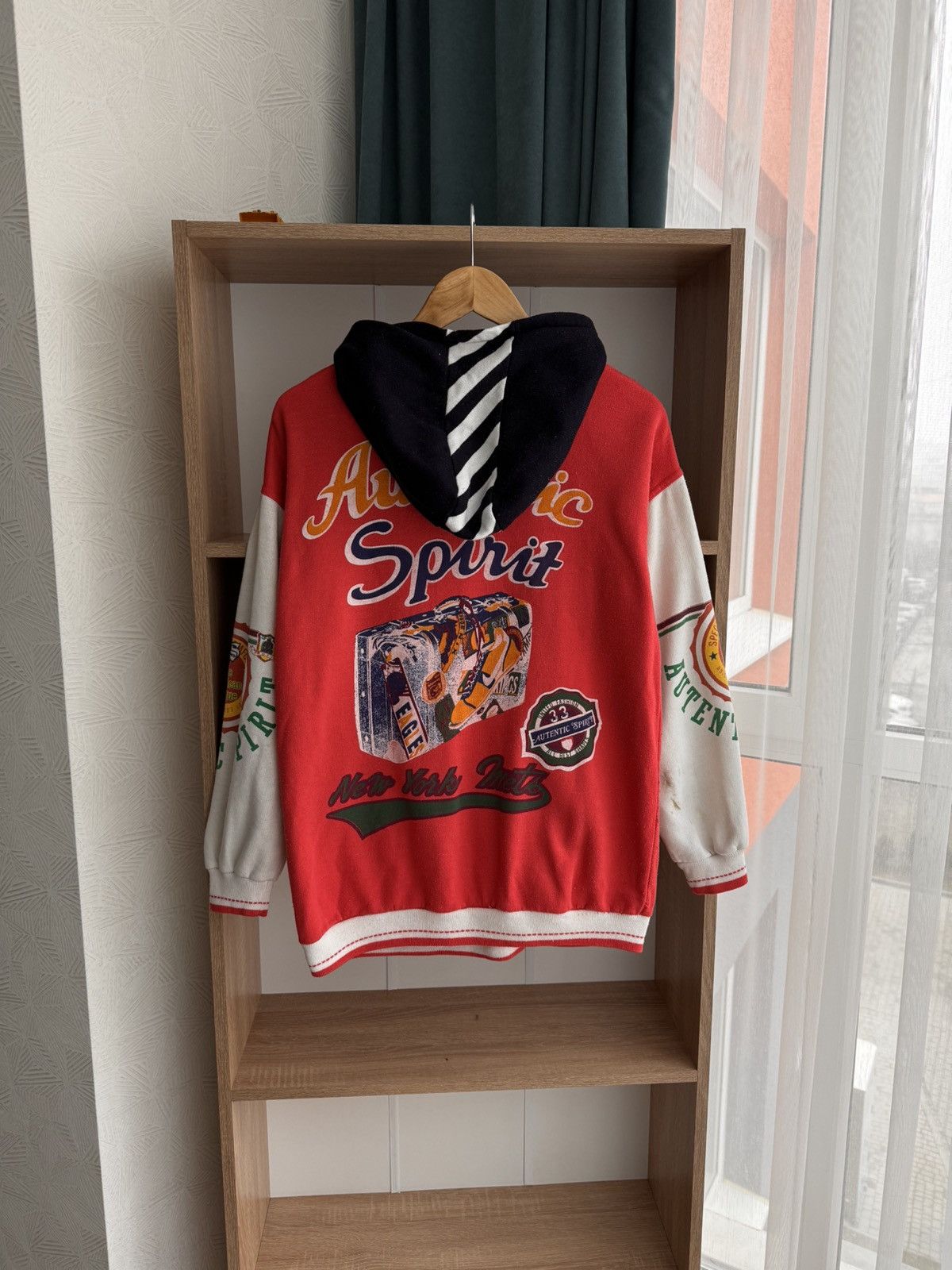 NBA × Vintage Vintage New York Mets Authentic Spirit Button Hoodie Size US L / EU 52-54 / 3 - 1 Thumbnail