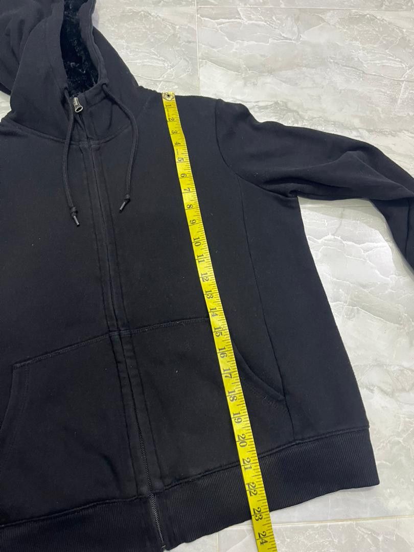 Uniqlo Uniqlo Fleece-Lined Zip Hoodie Black Cozy Winter Layer Size L / US 10 / IT 46 - 13 Thumbnail