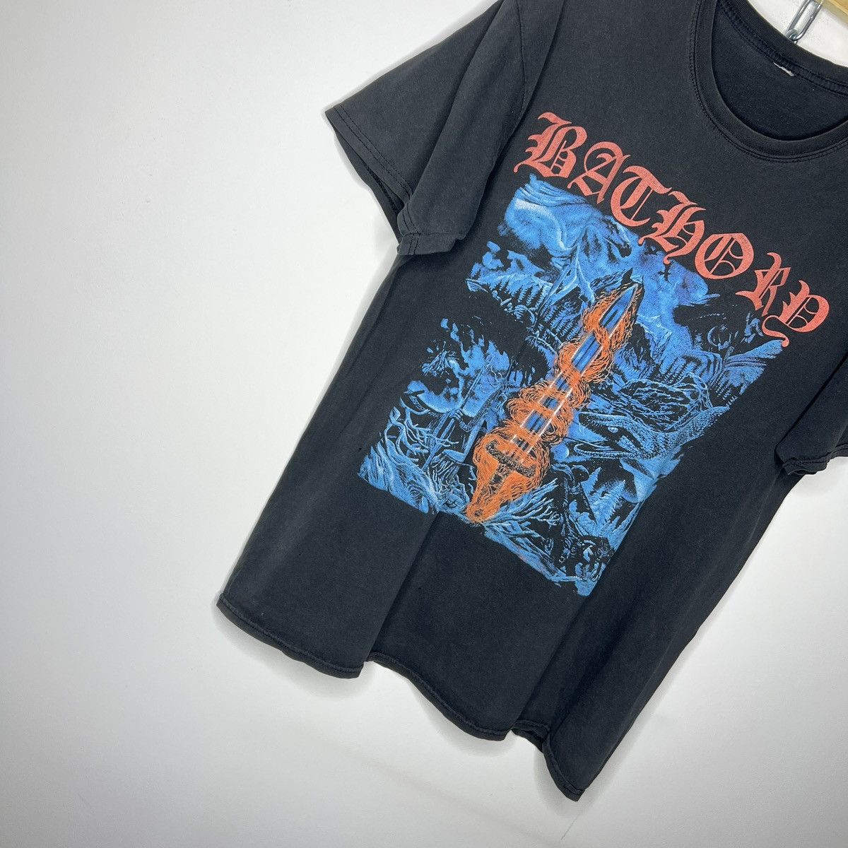 Band Tees Vintage Bathory Blood On Ice 1996 Tshirt Tee Faded Size US M / EU 48-50 / 2 - 3 Thumbnail