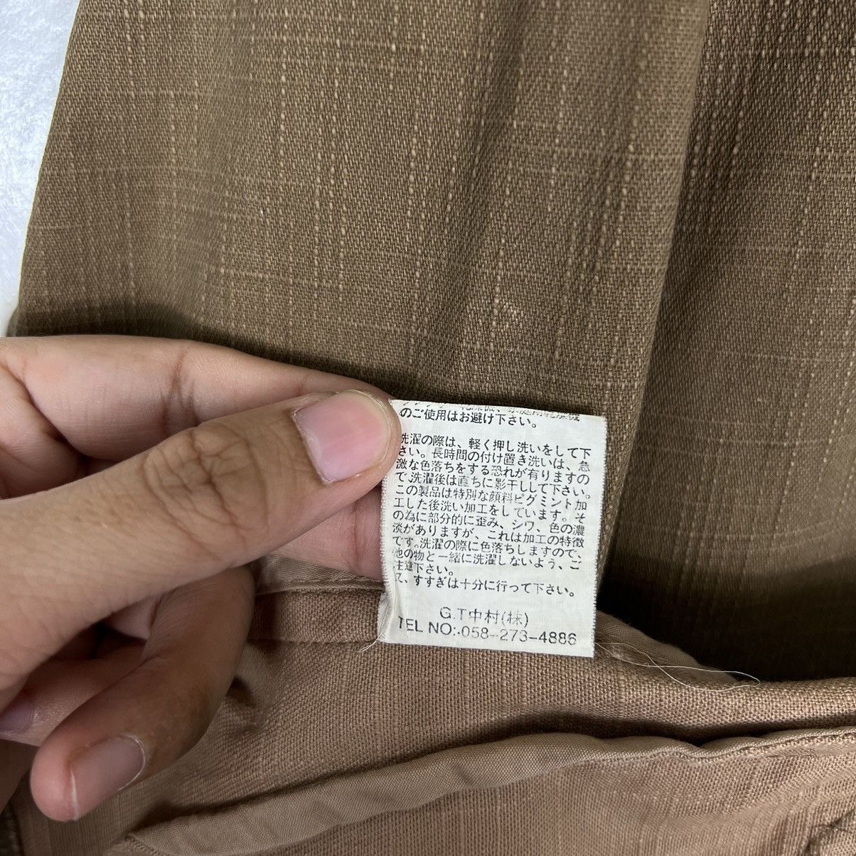 In The Attic 🔥 IN THE ATTIC KHAKI BROWN INDIGO JACKET Size US L / EU 52-54 / 3 - 15 Thumbnail
