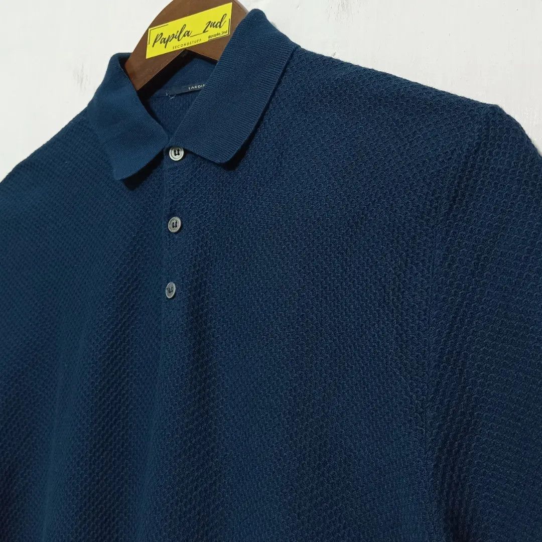 Lardini Lardini short sleeve polo knit Size US L / EU 52-54 / 3 - 3 Thumbnail