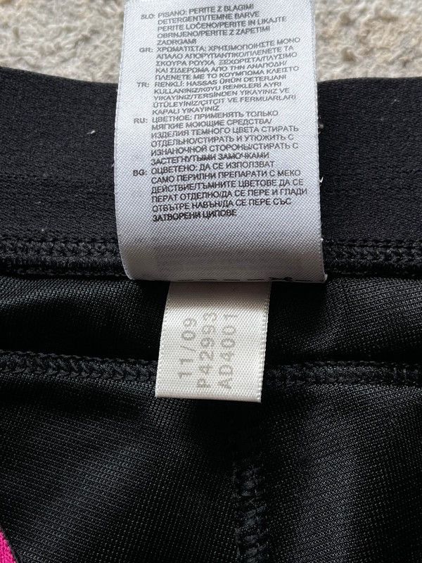 Adidas Adidas Track Pants Sz 8 / 36 / S Y2K 2009 Satin Skinny Size 27" / US 4 / IT 40 - 9 Thumbnail