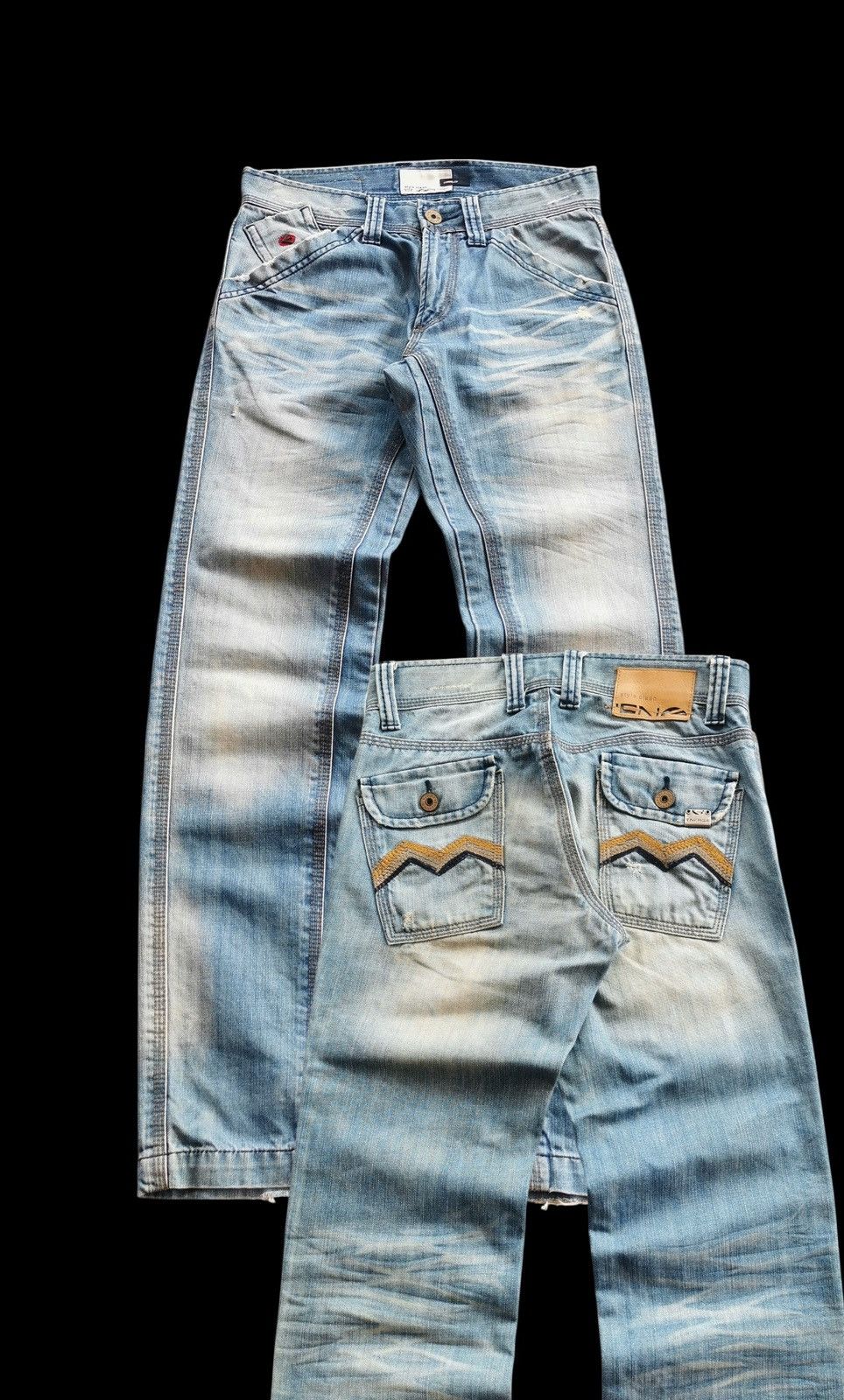 Ed Hardy Y2K Energie Style Clash Jeans Size 30 Vintage Denim Size US 30 / EU 46 - 1 Thumbnail
