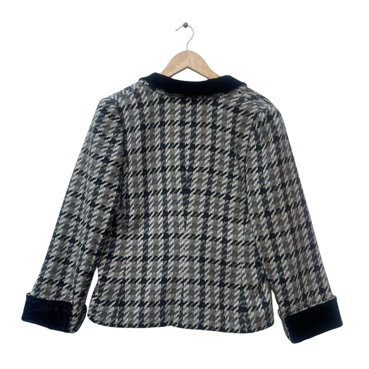 Mila Schon 💥Vintage Mila schon boutique Herringbone Jacket Size M / US 6-8 / IT 42-44 - 2 Thumbnail