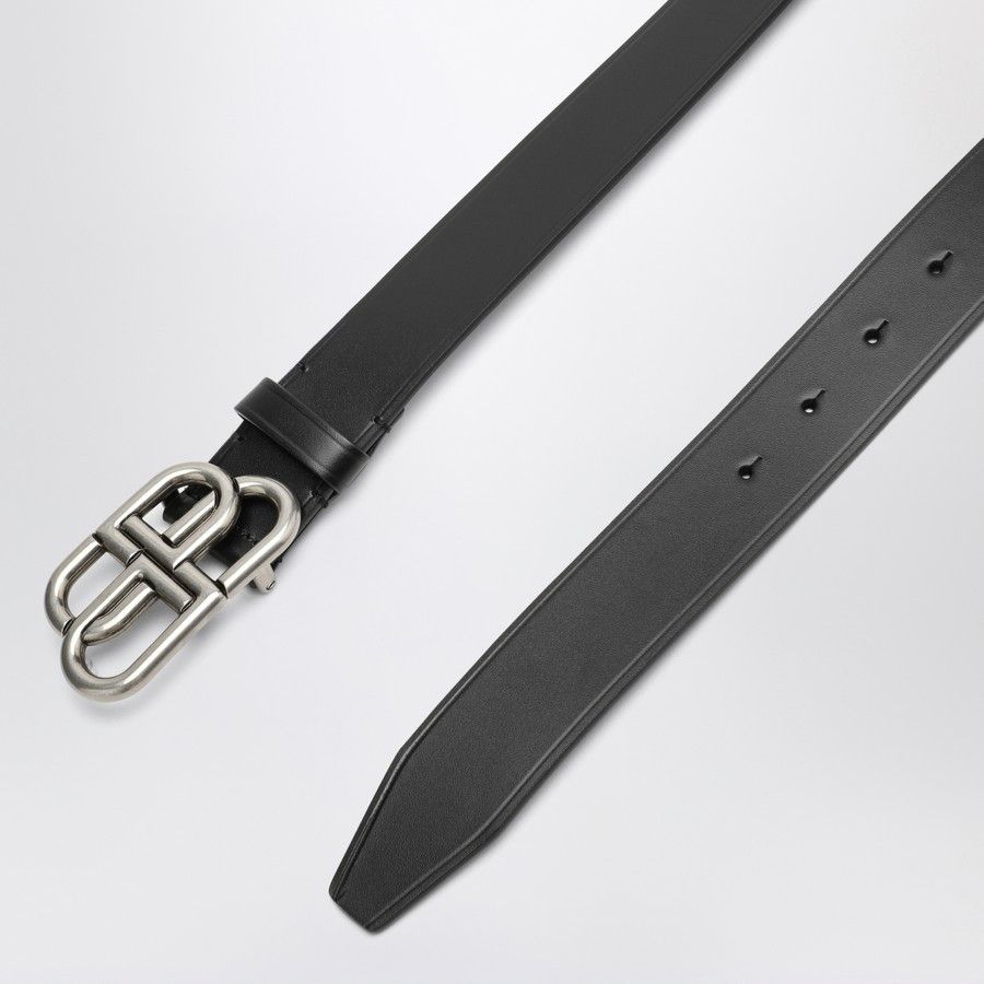 Balenciaga o1d2blof0226 Size: 110 = 44 / Leather Belt in Black Size 44 - 2 Thumbnail