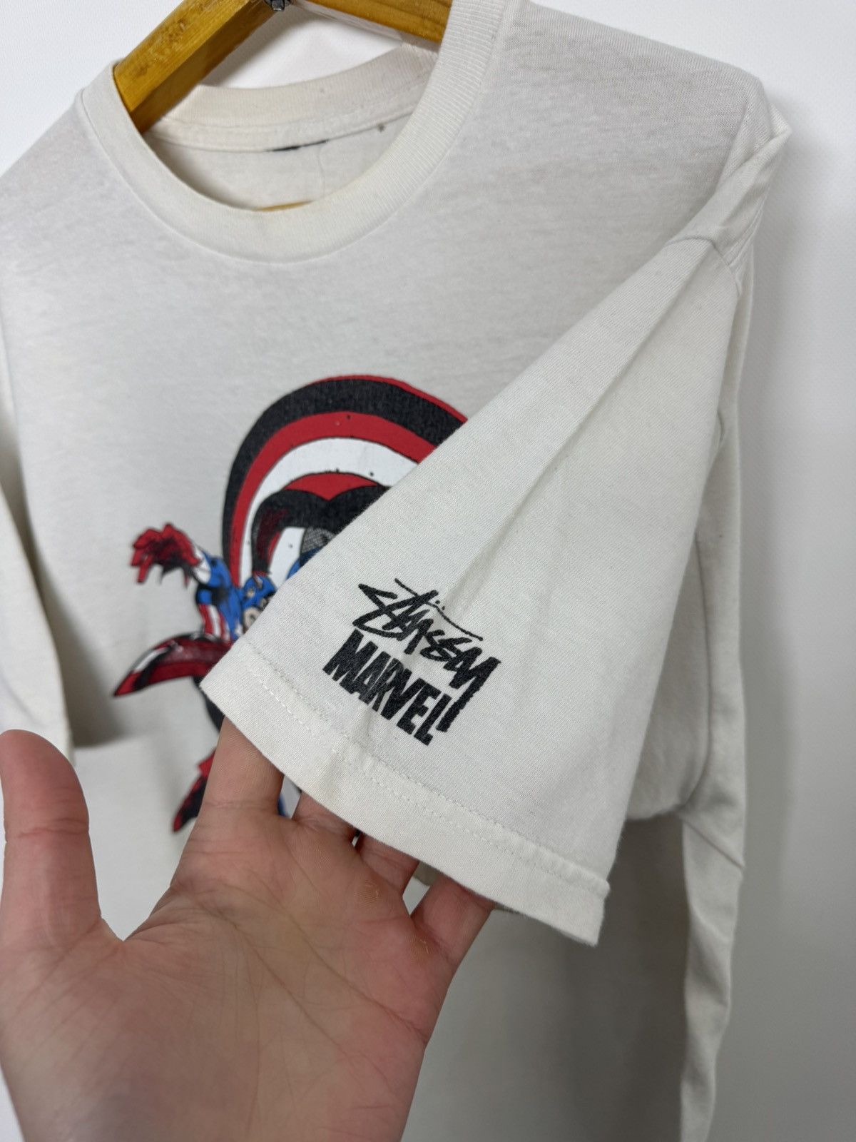 Marvel Comics × Stussy Vintage Stussy Marvel Captain America Size US M / EU 48-50 / 2 - 6 Thumbnail