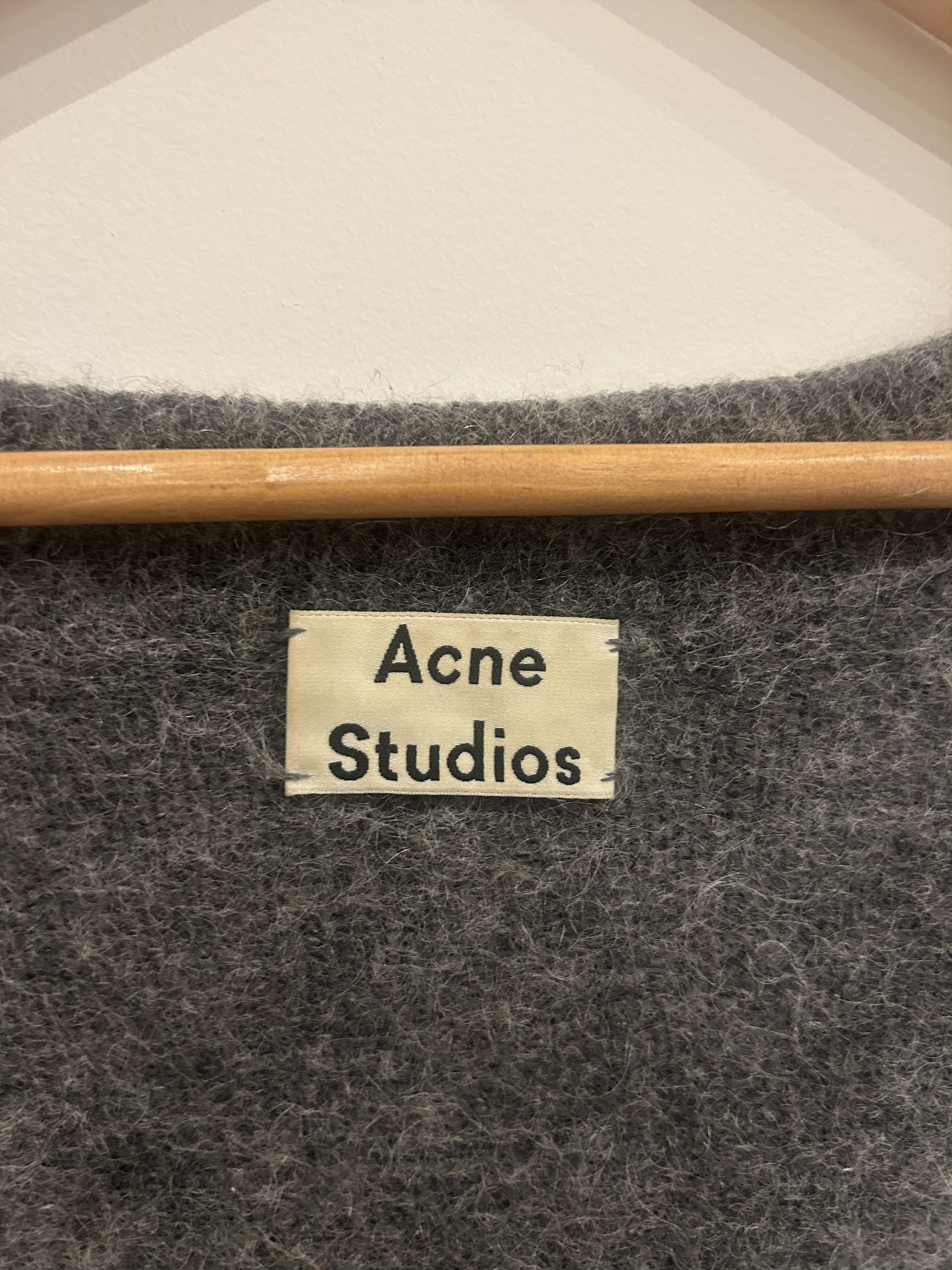 Acne Studios Acne Studios Raya PAW14 Cardigan Gray M Size M / US 6-8 / IT 42-44 - 3 Thumbnail