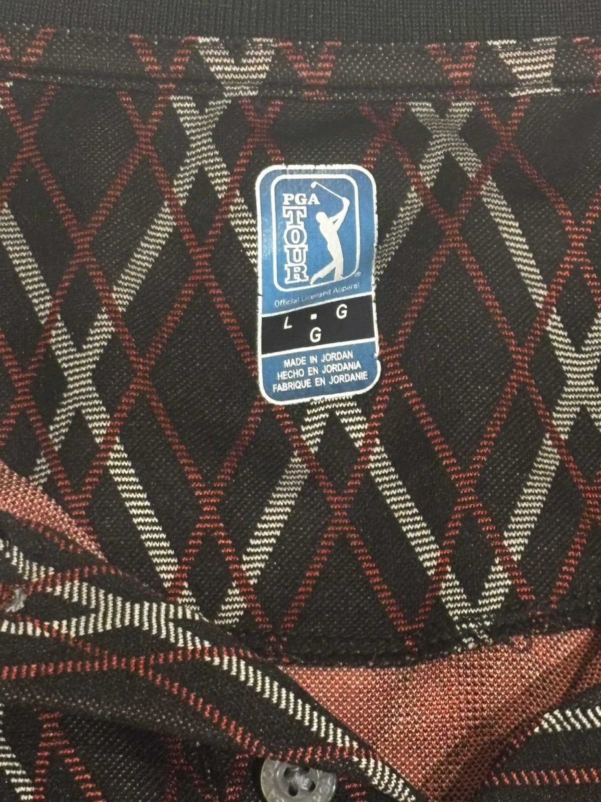 PGA Tour Men’s golf polo shirt.mt1208 Size US L / EU 52-54 / 3 - 3 Thumbnail