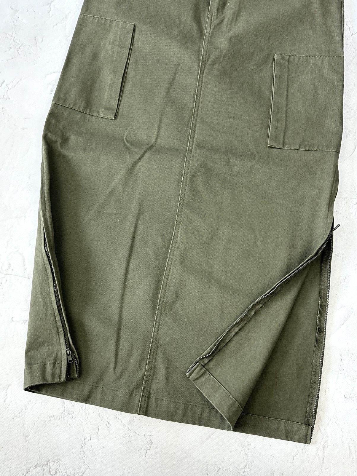 Beauty Beast × Vintage Neighborhood Zipper Cargo Maxi Skirt Size 26" / US 2 / IT 38 - 4 Thumbnail