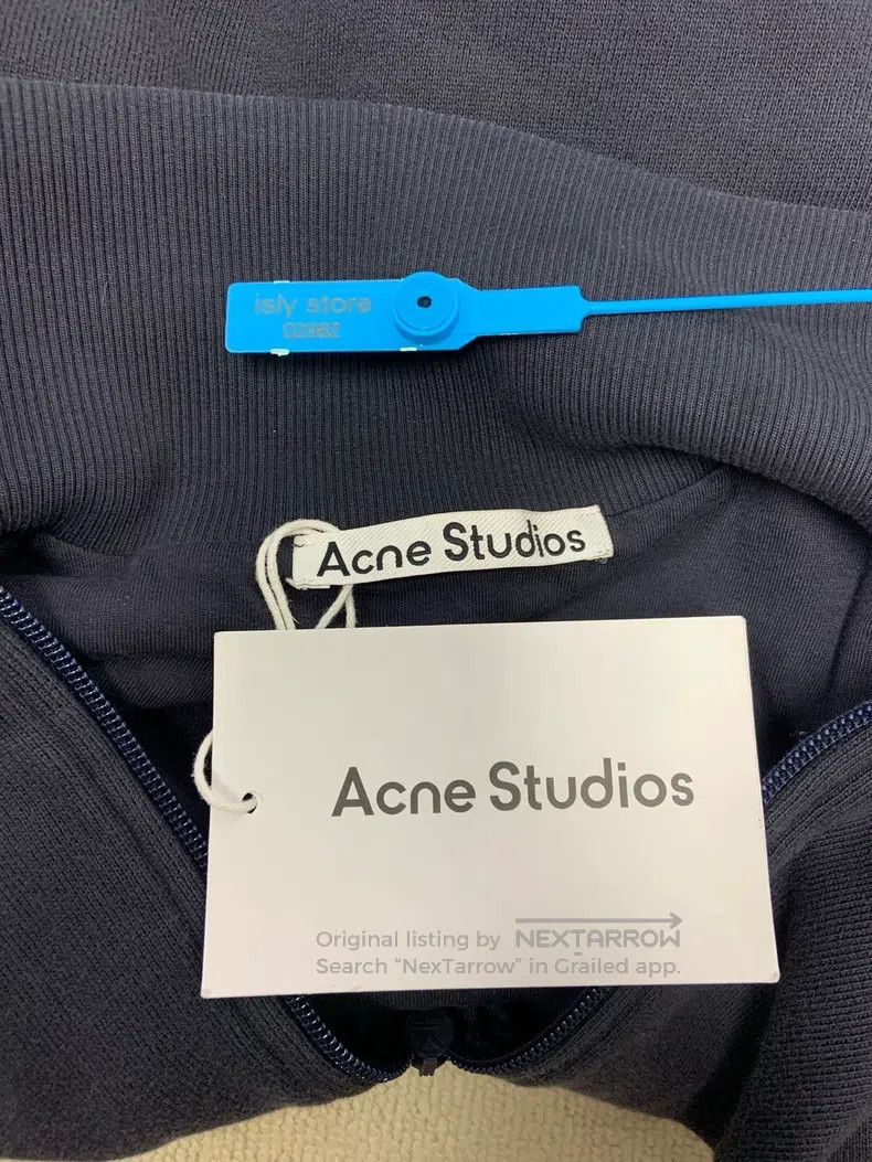 Acne Studios Acne Studios Soft fleece leisure sweatshirt with logo embr Size XS / US 0-2 / IT 36-38 - 5 Thumbnail