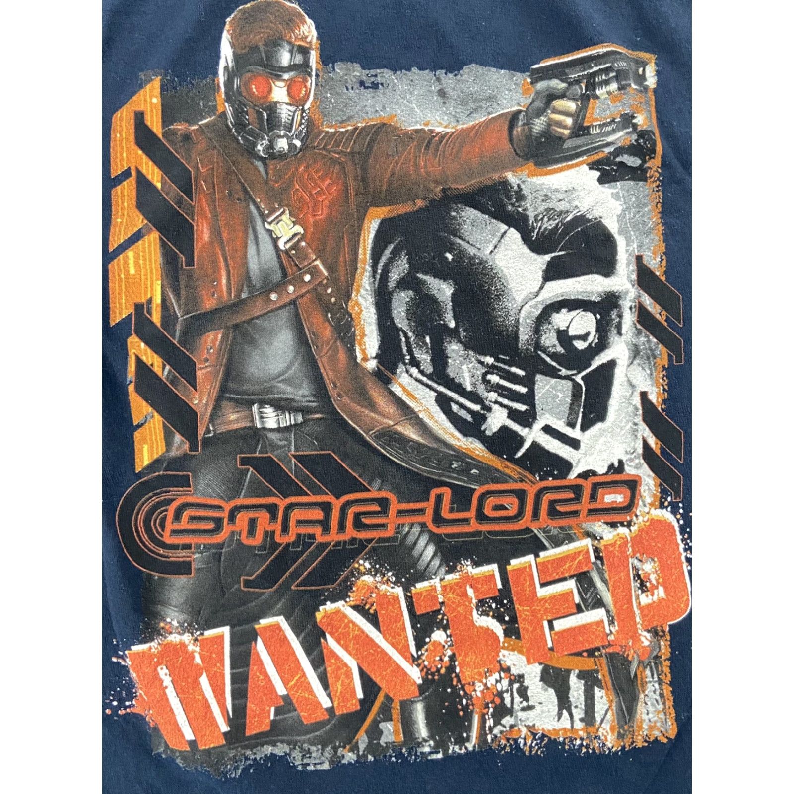Vintage Guardians Of The Galaxy Star-Lord T-Shirt Men L Navy Blue Crew Neck Short Sleeve Slim Fit Size L Size US L / EU 52-54 / 3 - 4 Thumbnail