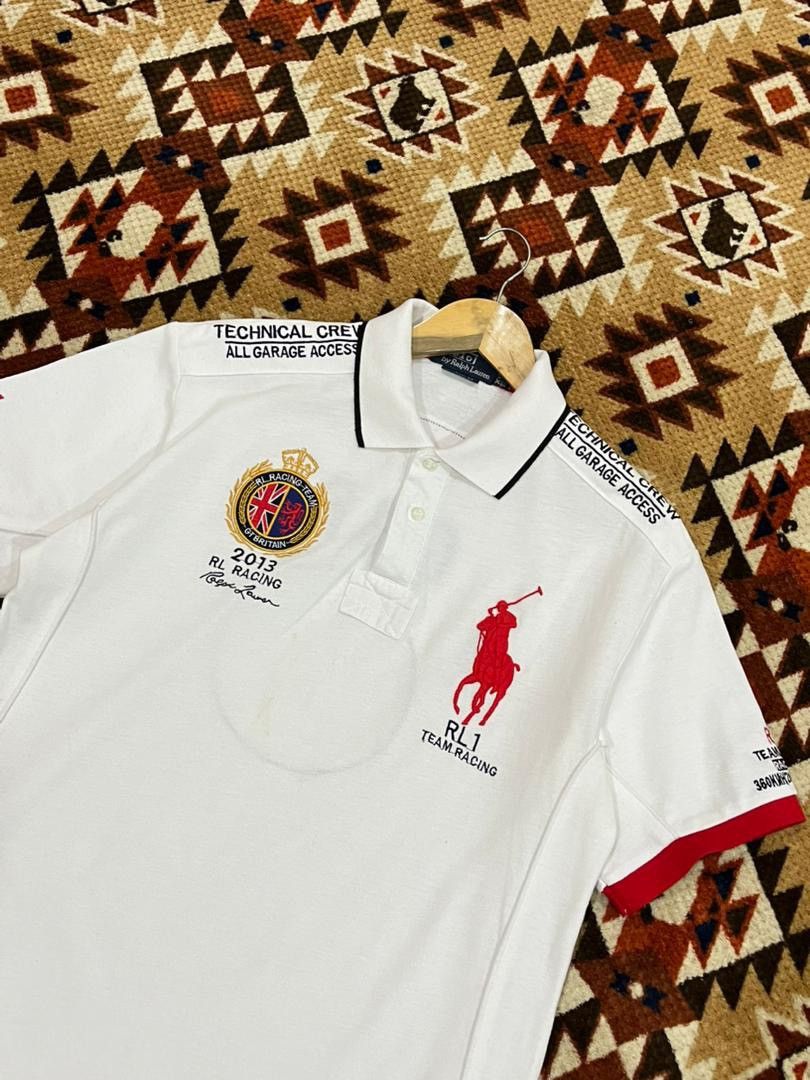 Polo Ralph Lauren Polo Ralph Lauren Great Britain Racing Team Collar Shirt Size US L / EU 52-54 / 3 - 3 Thumbnail