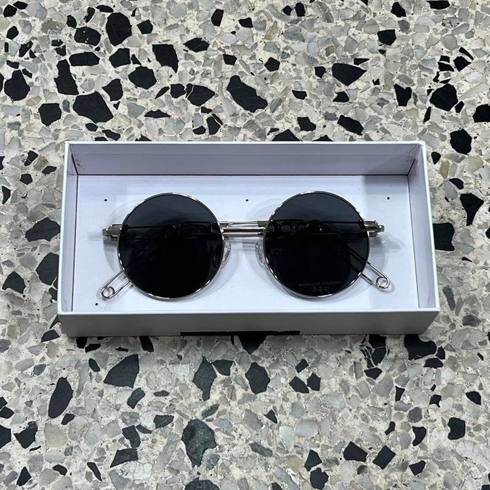 image of Akila Collab Mickey Sunglasses: in Silver, Men's
