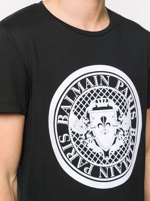 Balmain o1y0426 Crewneck T-Shirt in Black Size US S / EU 44-46 / 1 - 2 Thumbnail