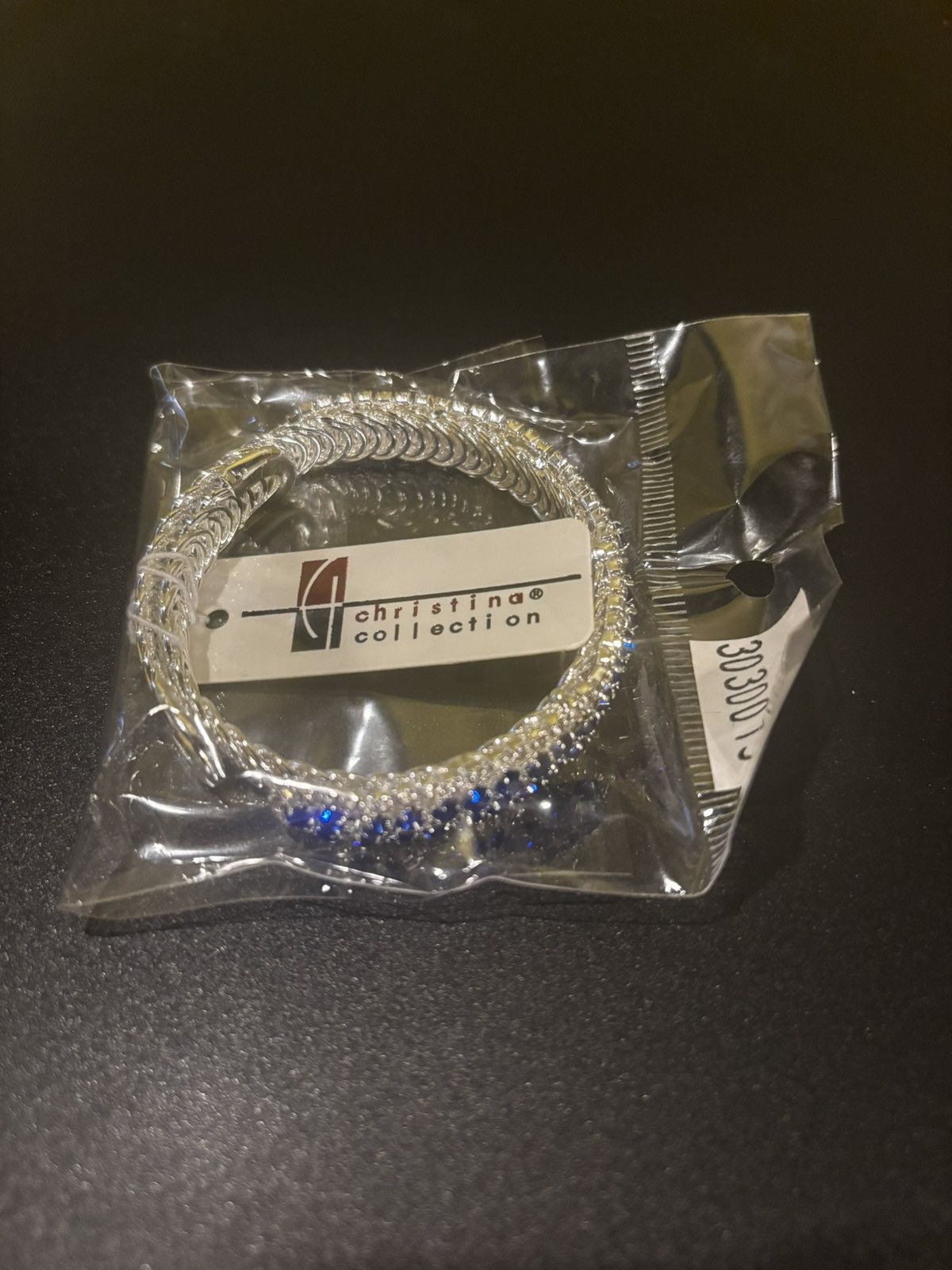 Other Blue silver bangle bracelet8538 Size ONE SIZE - 1 Thumbnail