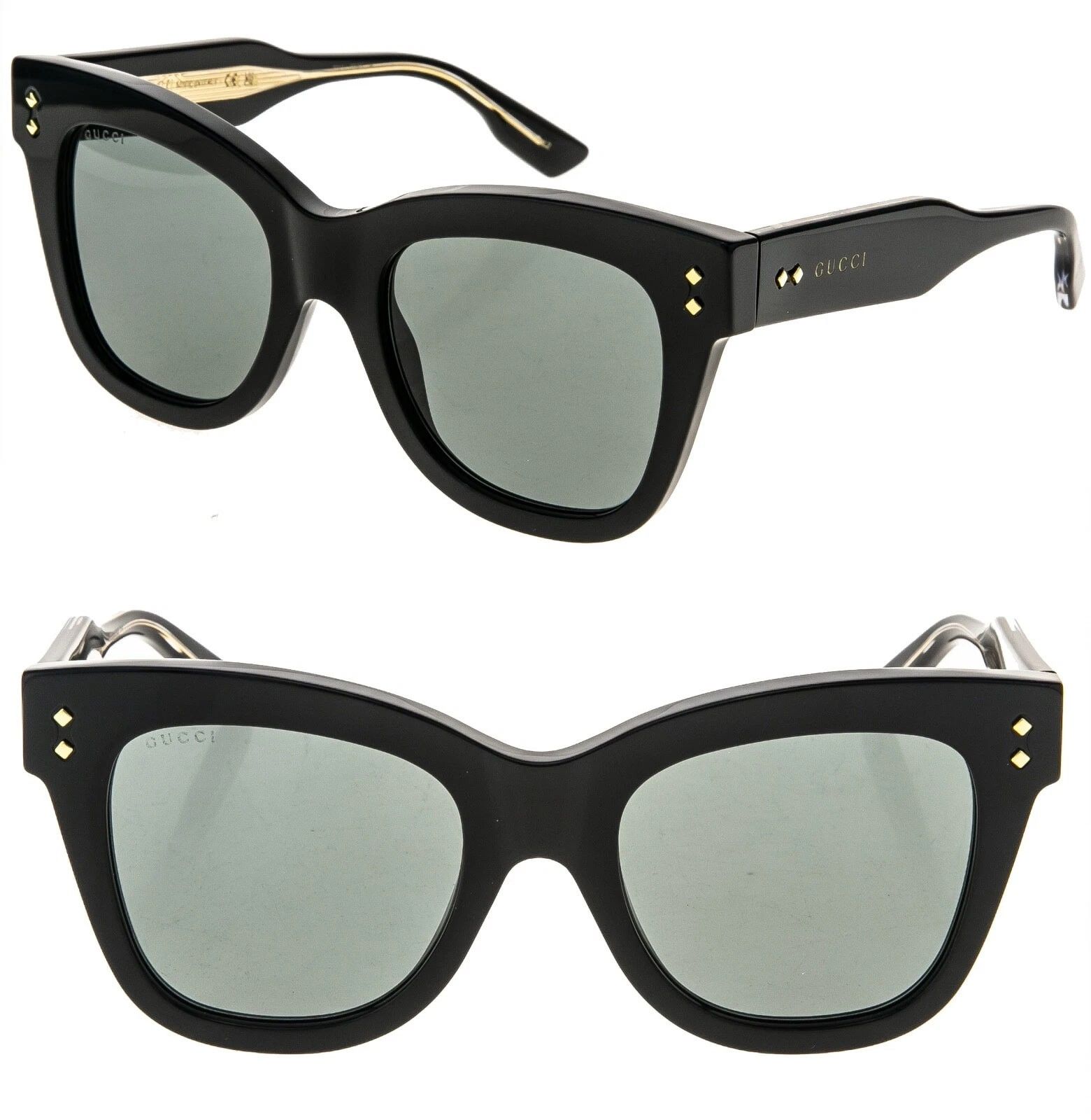 Gucci GUCCI Gg1082S 1082 Black Butterfly Fashion Sunglasses 001 Size ONE SIZE - 1 Thumbnail