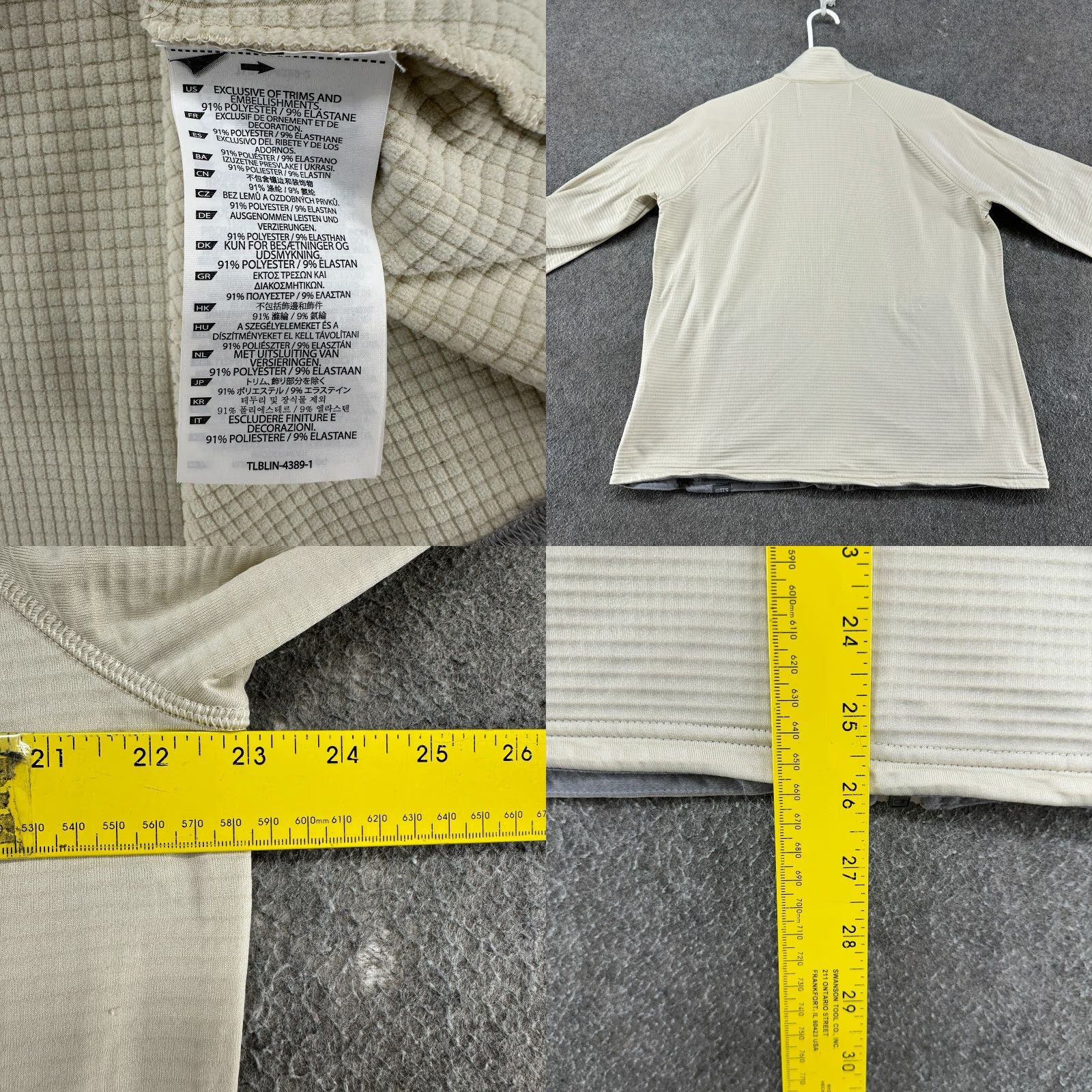 Vintage VINTAGE 5.11 Tactical Jacket Womens XL Beige Full Zip Thermal Fleece Logo Windbreaker Outdoor React Ö? Size XL / US 12-14 / IT 48-50 - 8 Thumbnail