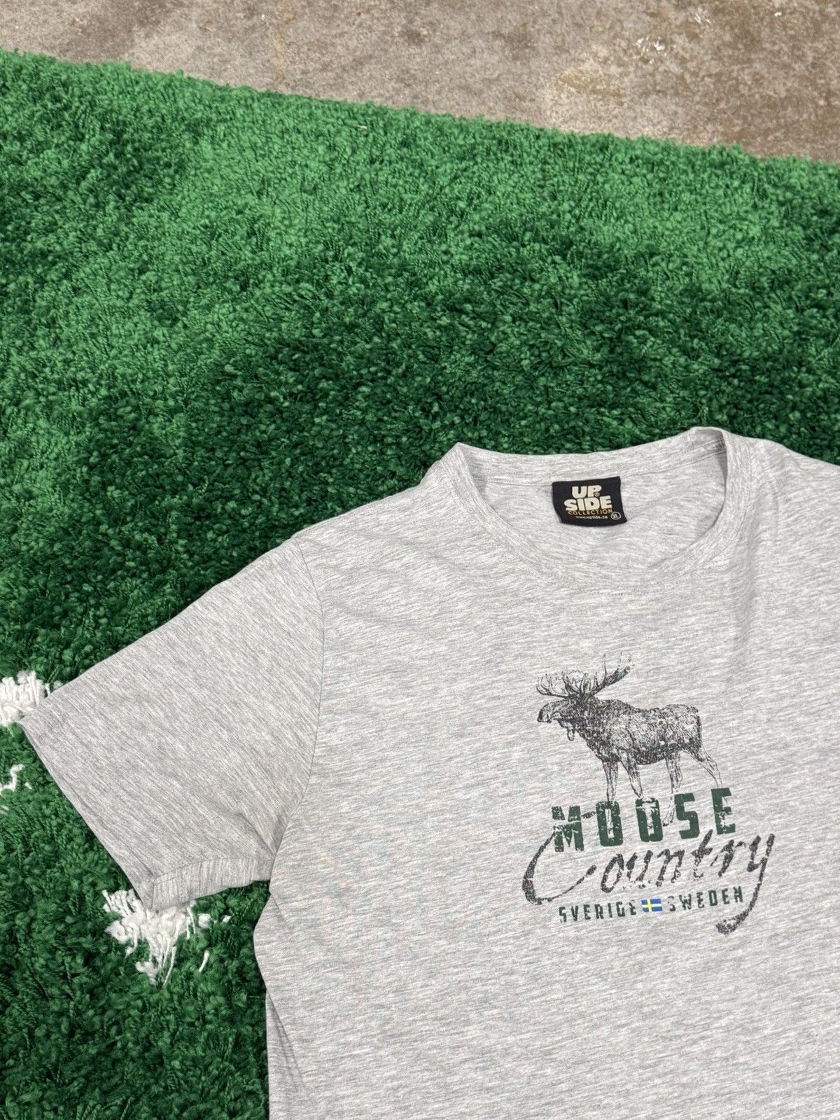 Vintage Vintage Sweden Sverige Moose Logo Country Tee Grey XL Size US XL / EU 56 / 4 - 2 Thumbnail