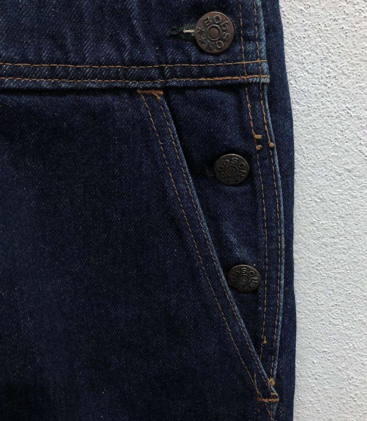 Vintage Vintage Bobson Authentic Western Jeans Overalls Size US 29 - 8 Thumbnail