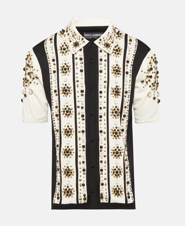 Dolce & Gabbana Short-sleeved shirt Size 46R - 1 Preview