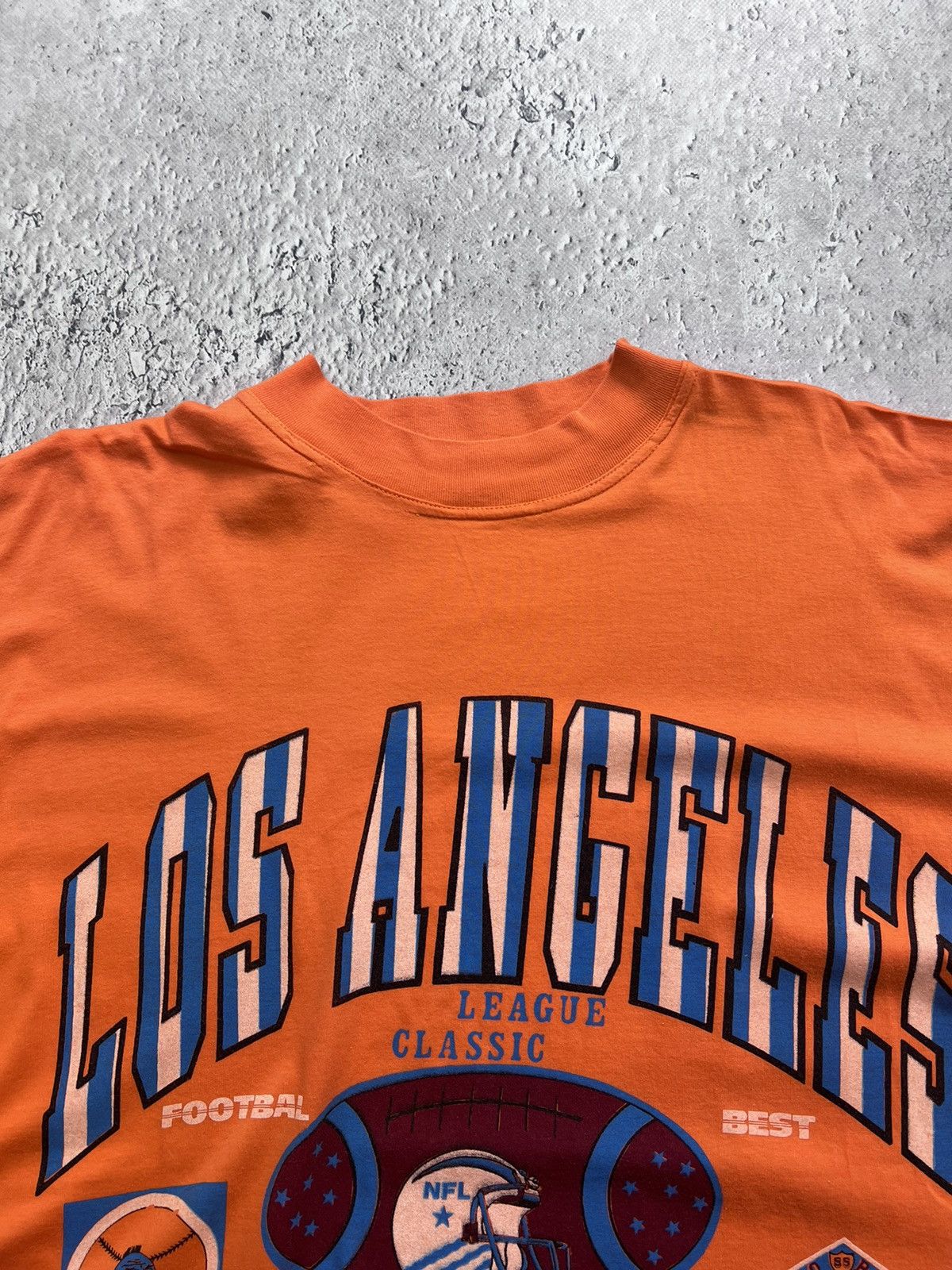 MLB × Vintage Vintage 90s RARE LOS ANGELES Giants NFL T- Shirt LONGSLEEVE Size US XL / EU 56 / 4 - 5 Thumbnail