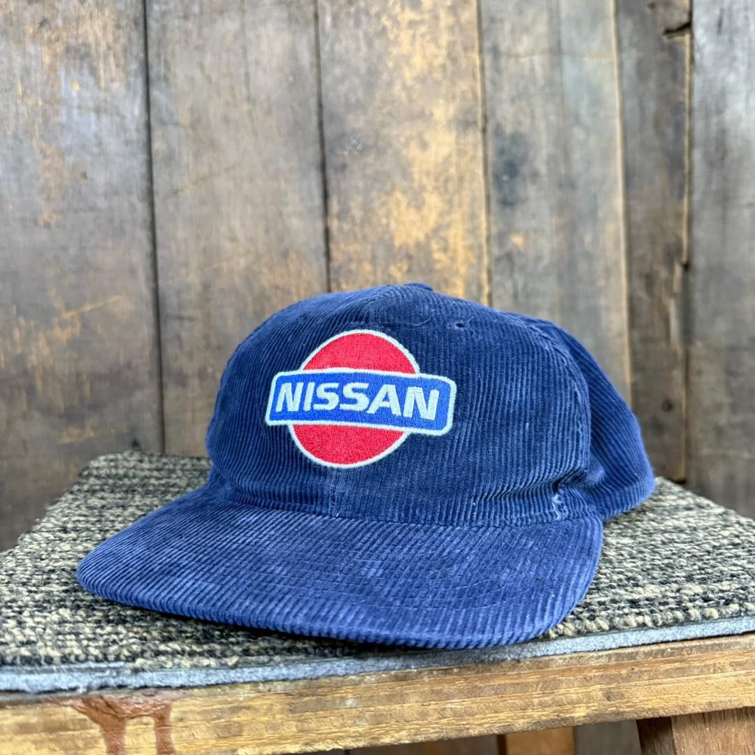 Nissan Vintage Nissan Corduroy Hat Size ONE SIZE - 2 Thumbnail