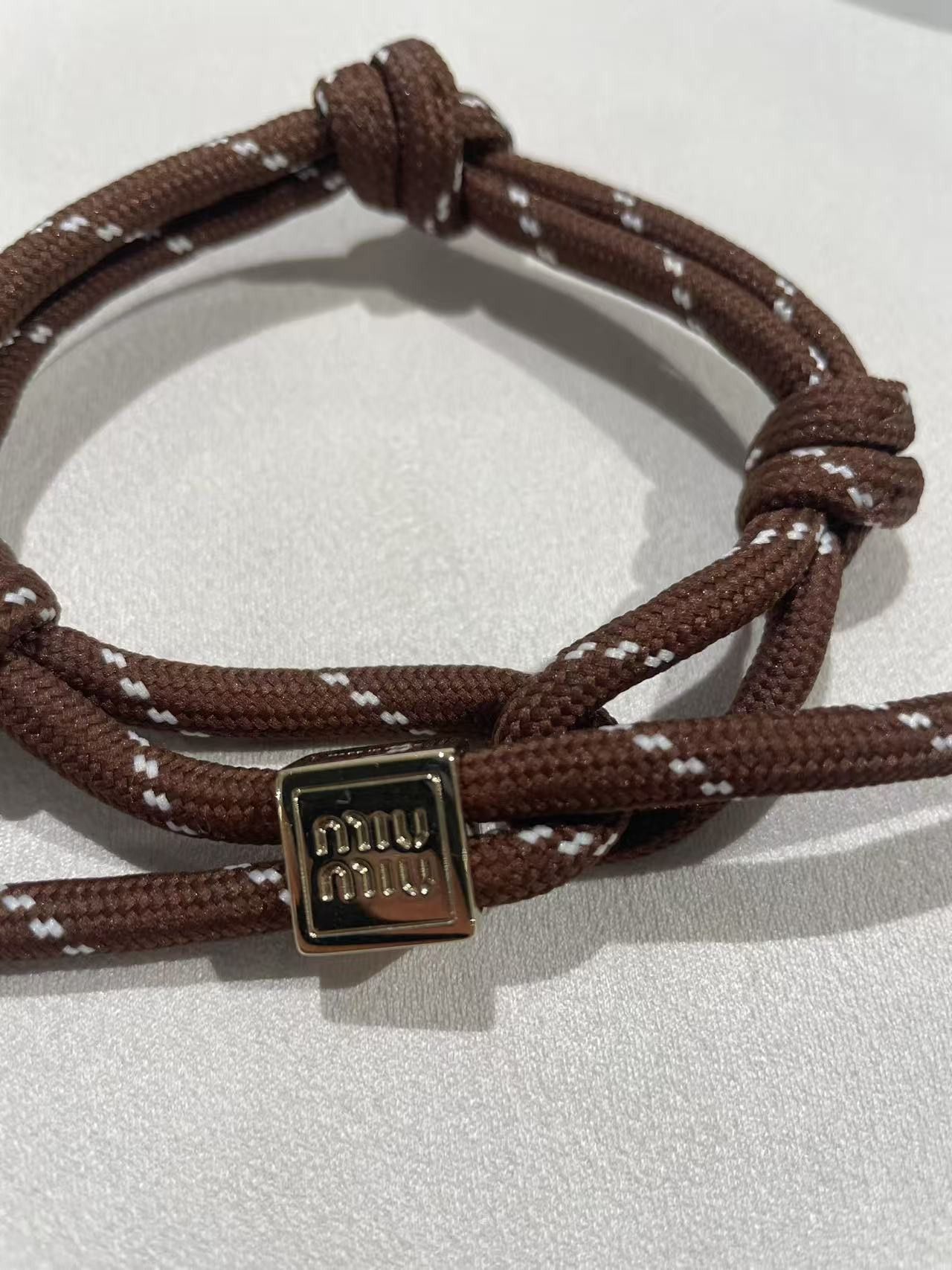 Miu Miu Miu Miu Rope Nylon Bracelet Size ONE SIZE - 5 Thumbnail