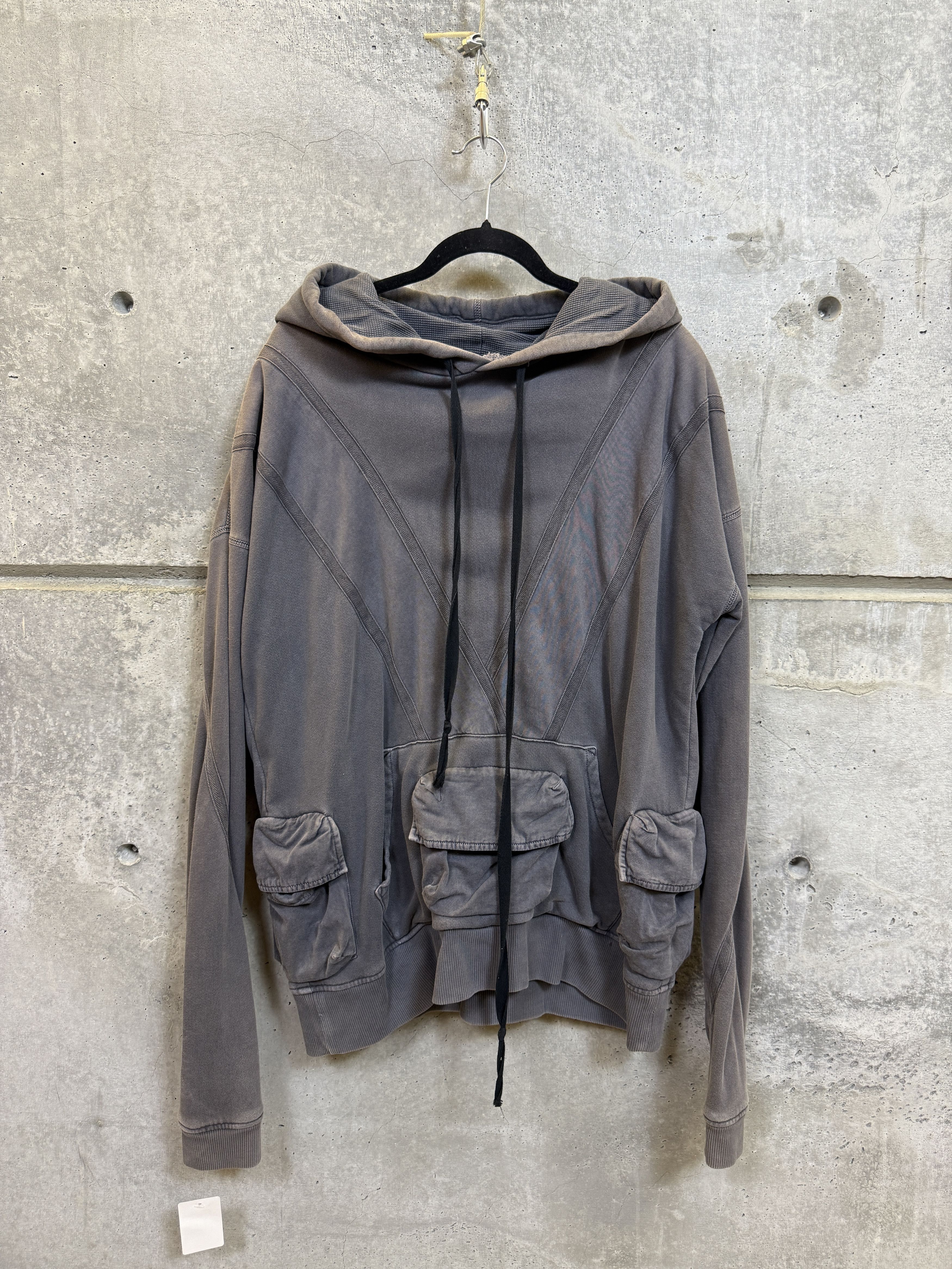 Greg Lauren Greg Lauren Gray Utility Hoodie Size US M / EU 48-50 / 2 - 1 Thumbnail