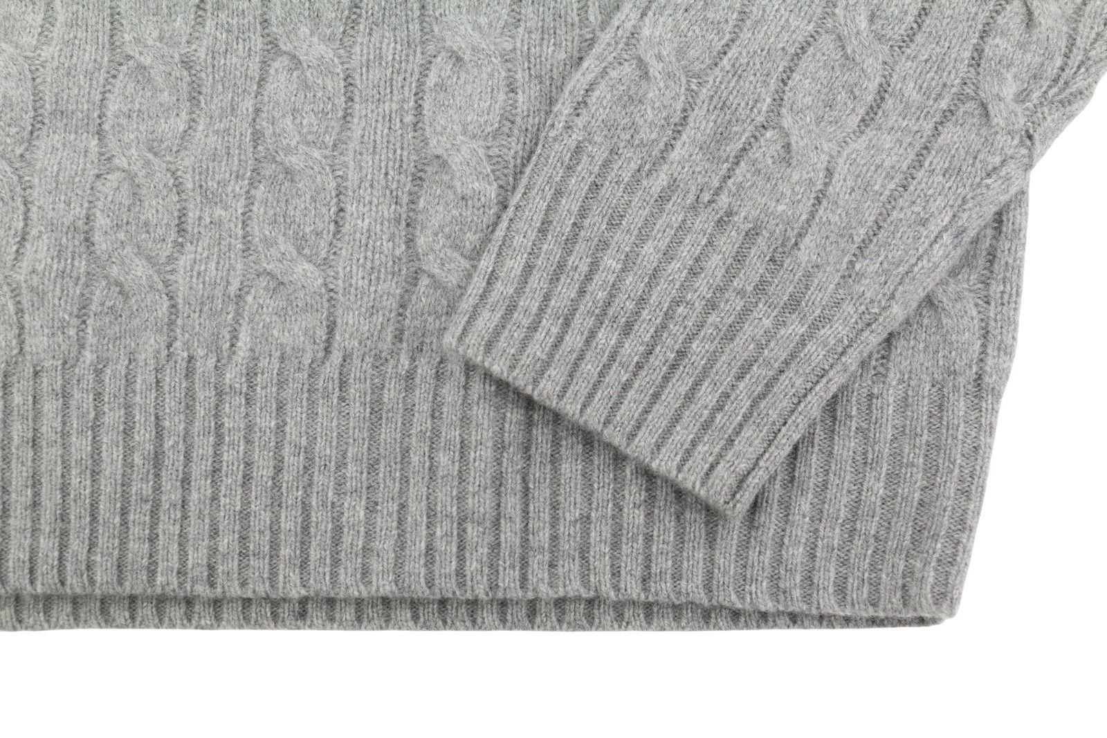 Ralph Lauren GREY M Wool Cashmere Pullover Jumper 86952 Size US M / EU 48-50 / 2 - 6 Thumbnail