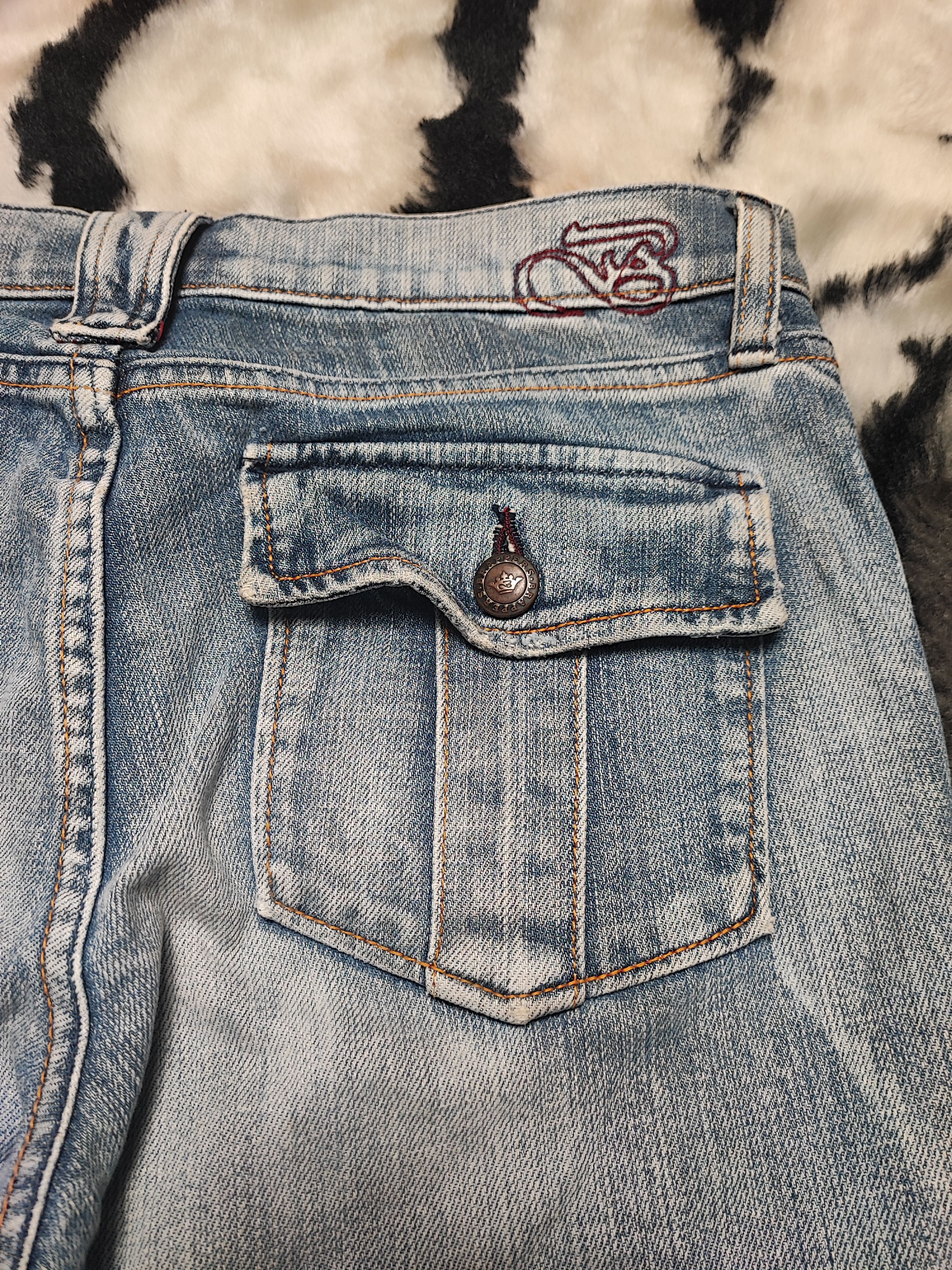 Jean Vintage Brappers Bootcut Flared Jeans Size 29" - 19 Thumbnail