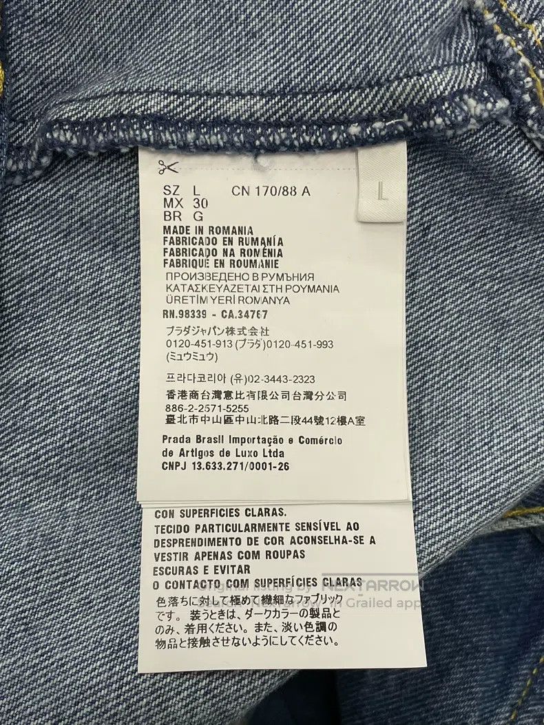 Prada Prada Blue denim jacket Size L / US 10 / IT 46 - 5 Thumbnail