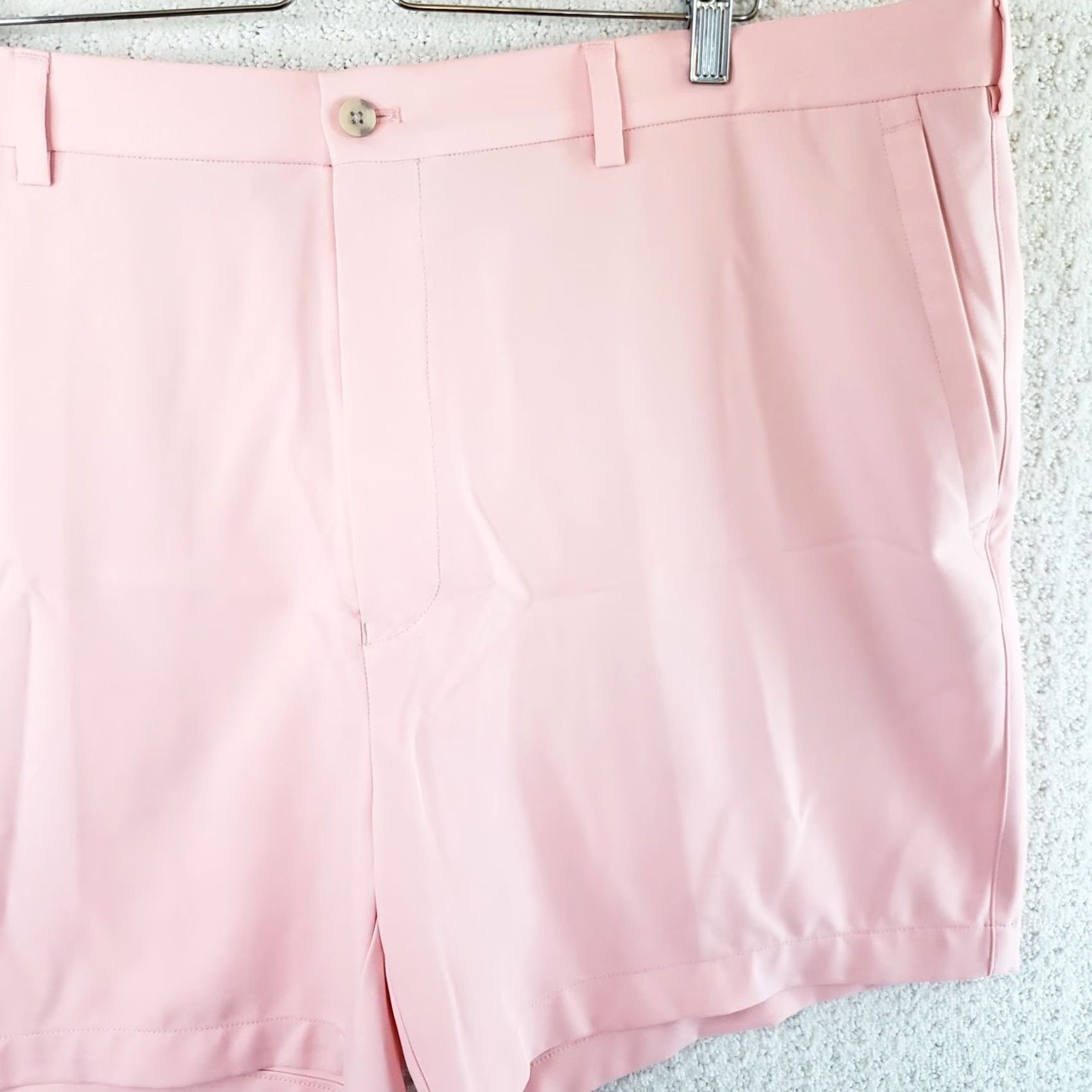 Peter Millar Peter Millar Shorts Mens 44x7" Pink Crown Sport Casual Classic Golf Logo Size US 44 / EU 60 - 3 Thumbnail