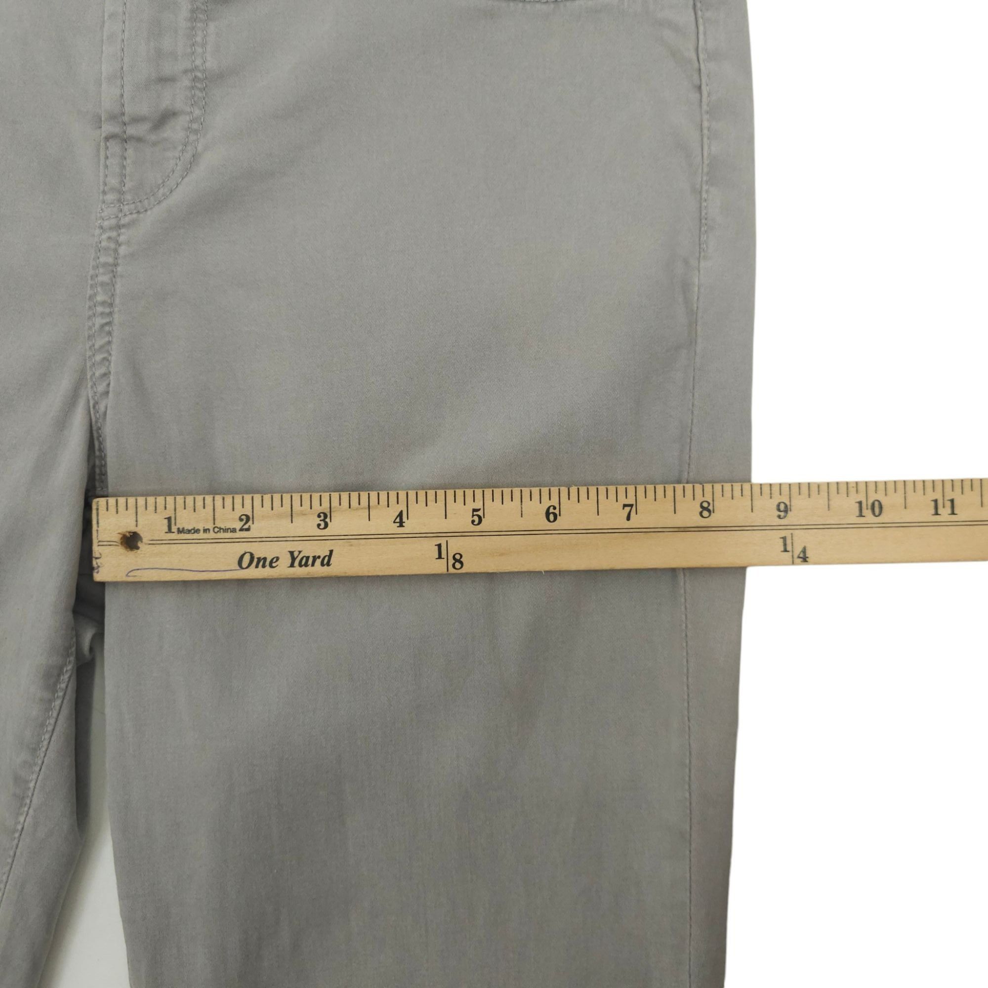 J Brand J Brand Capri Jeans Size 30 Gray Cropped Skinny Denim Pants Size 31" - 6 Thumbnail