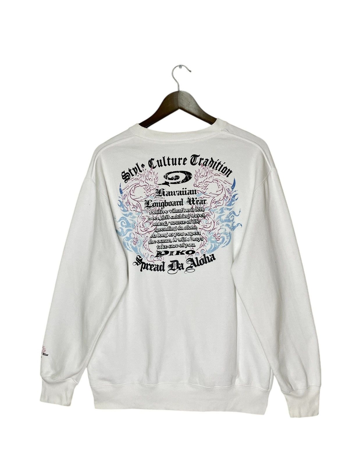 Other PIKO HAWAIIAN LONGBOARD WEAR CREWNECK SWEATSHIRT Size US M / EU 48-50 / 2 - 9 Thumbnail