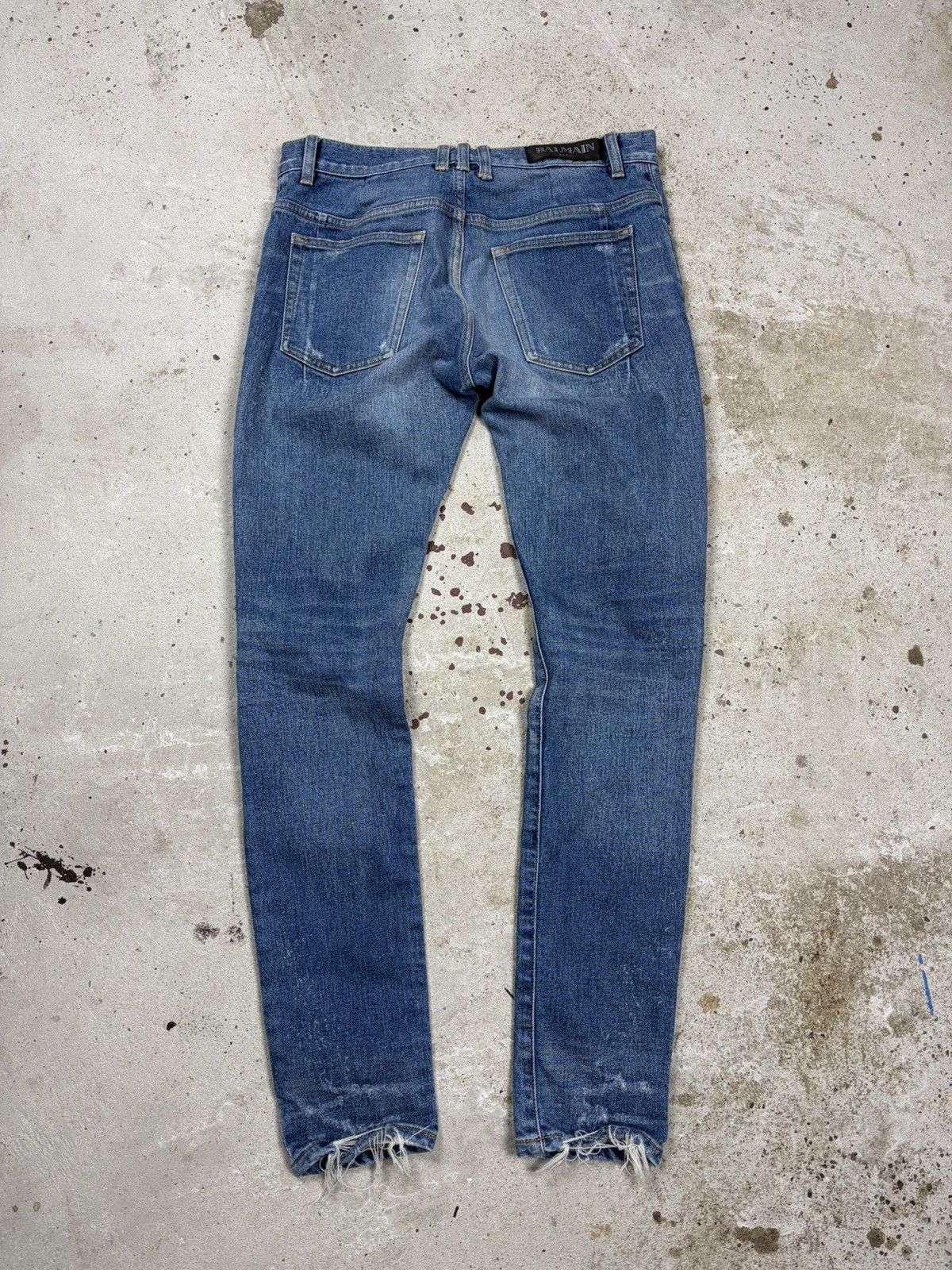 Balmain Balmain Paris Distressed Style Jeans Denim Pants Size US 32 / EU 48 - 2 Thumbnail