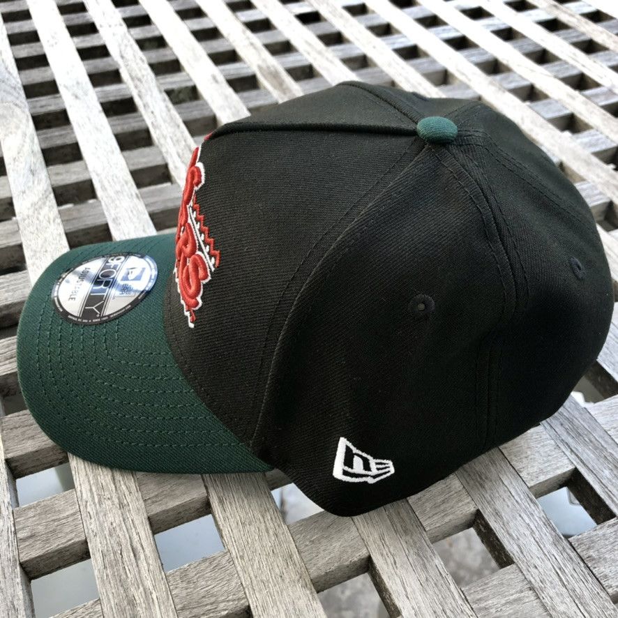 New Era LA Los Lakers Mexican Flag Patch A Frame Snapback Hat Size ONE SIZE - 4 Thumbnail