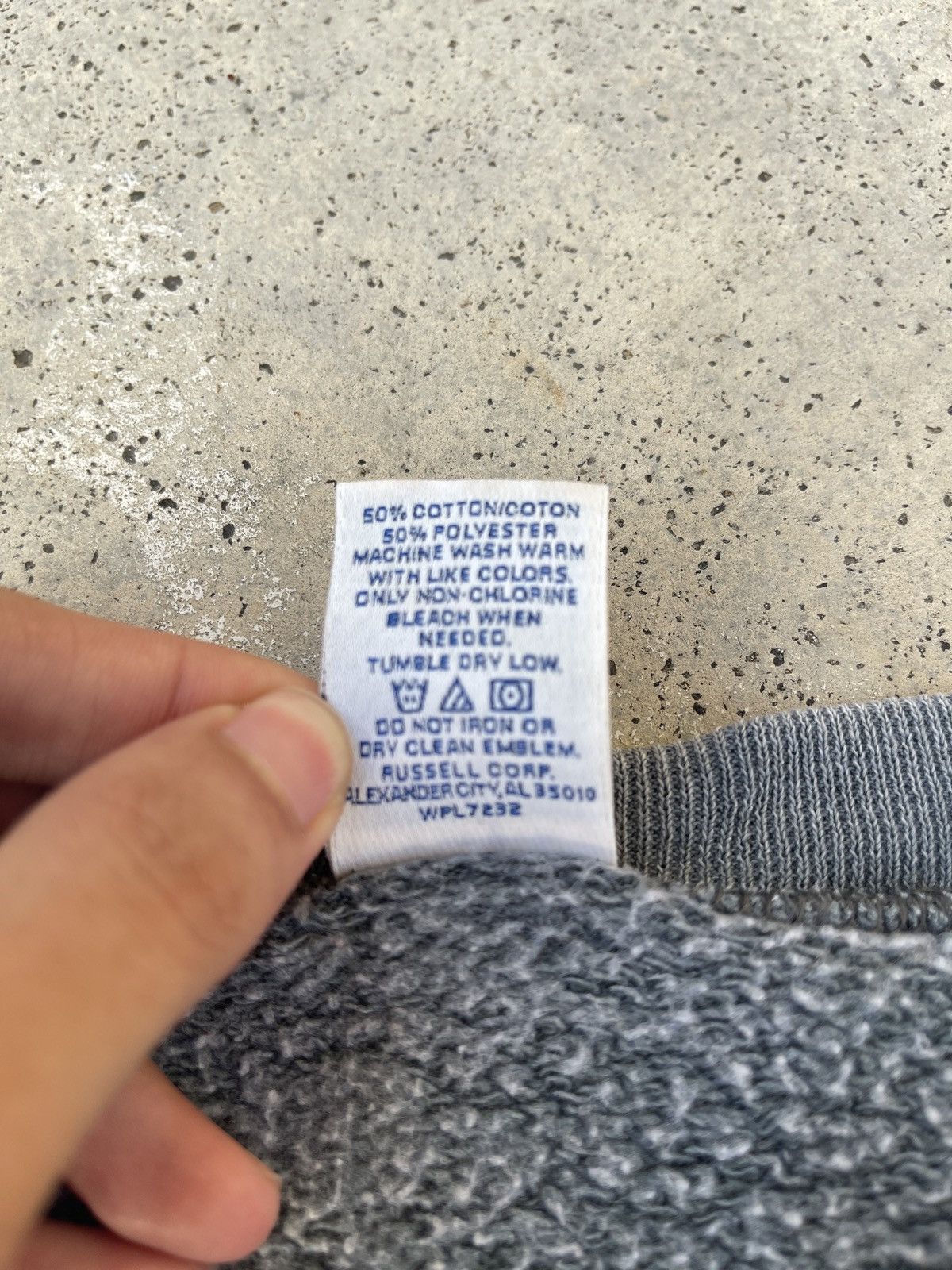 Russell Athletic × Vintage Vintage 90s Russell Athletic Blank Hoodie Size US XL / EU 56 / 4 - 8 Thumbnail