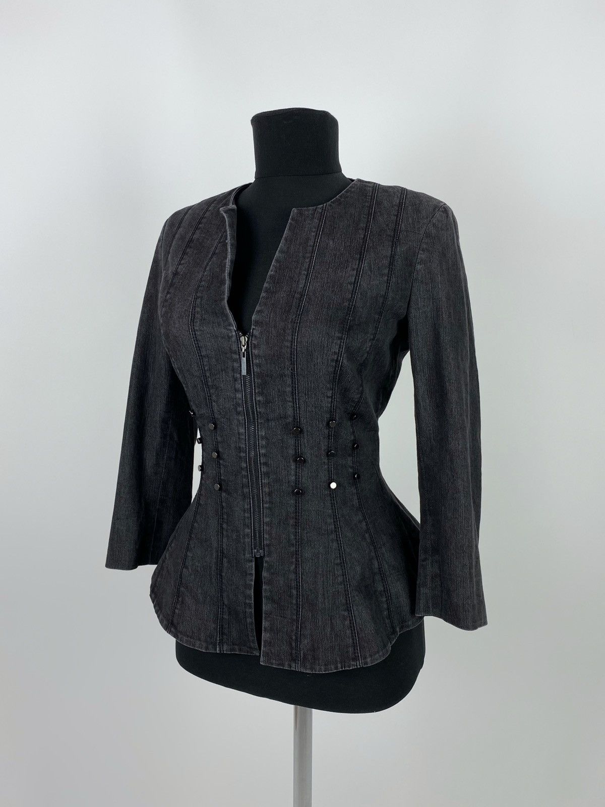 Adolfo Dominguez Adolfo Dominguez Costura Denim Jacket Size XS / US 0-2 / IT 36-38 - 1 Thumbnail