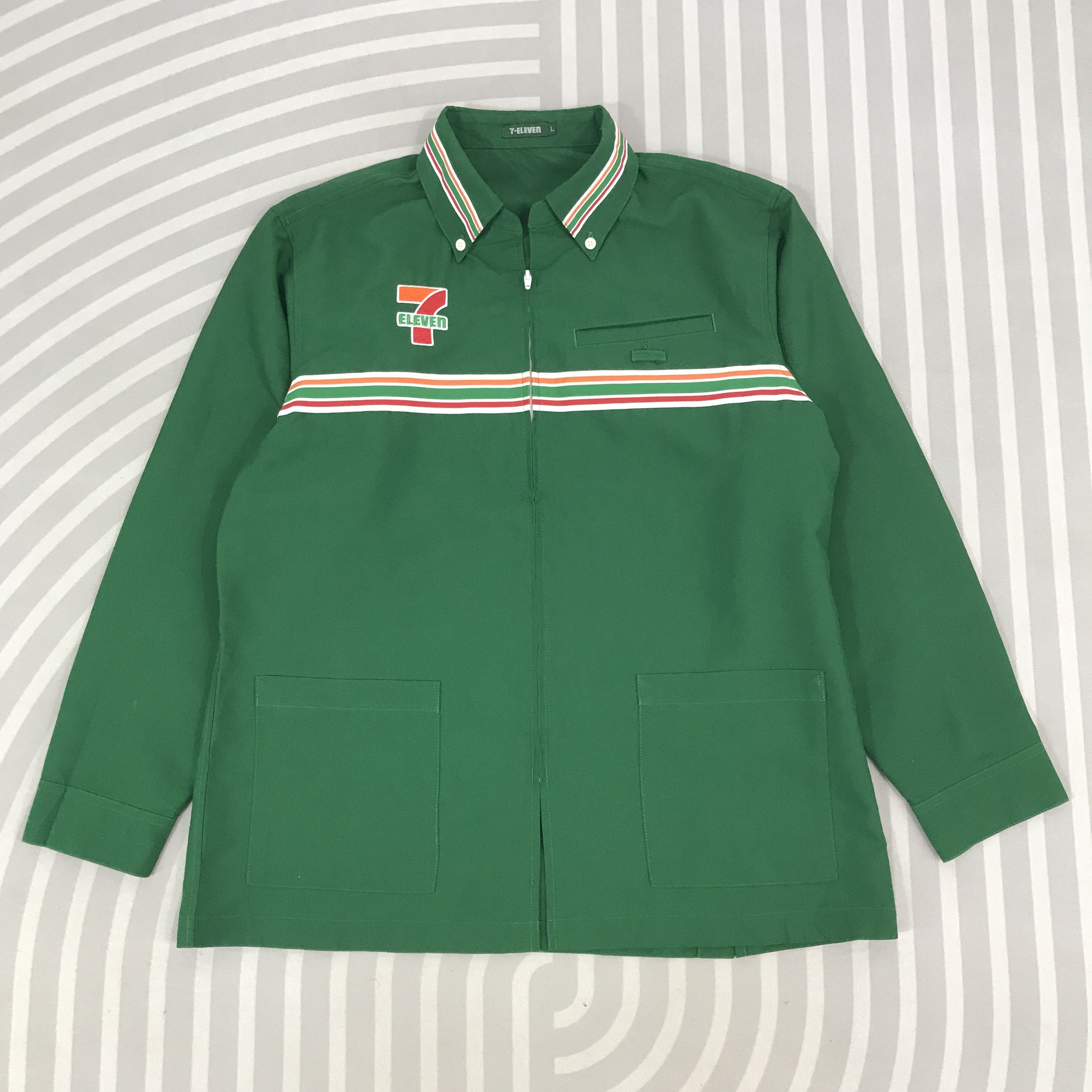 Japanese Brand × Vintage Vintage 7 Eleven uniform japan Jacket Size US L / EU 52-54 / 3 - 2 Thumbnail