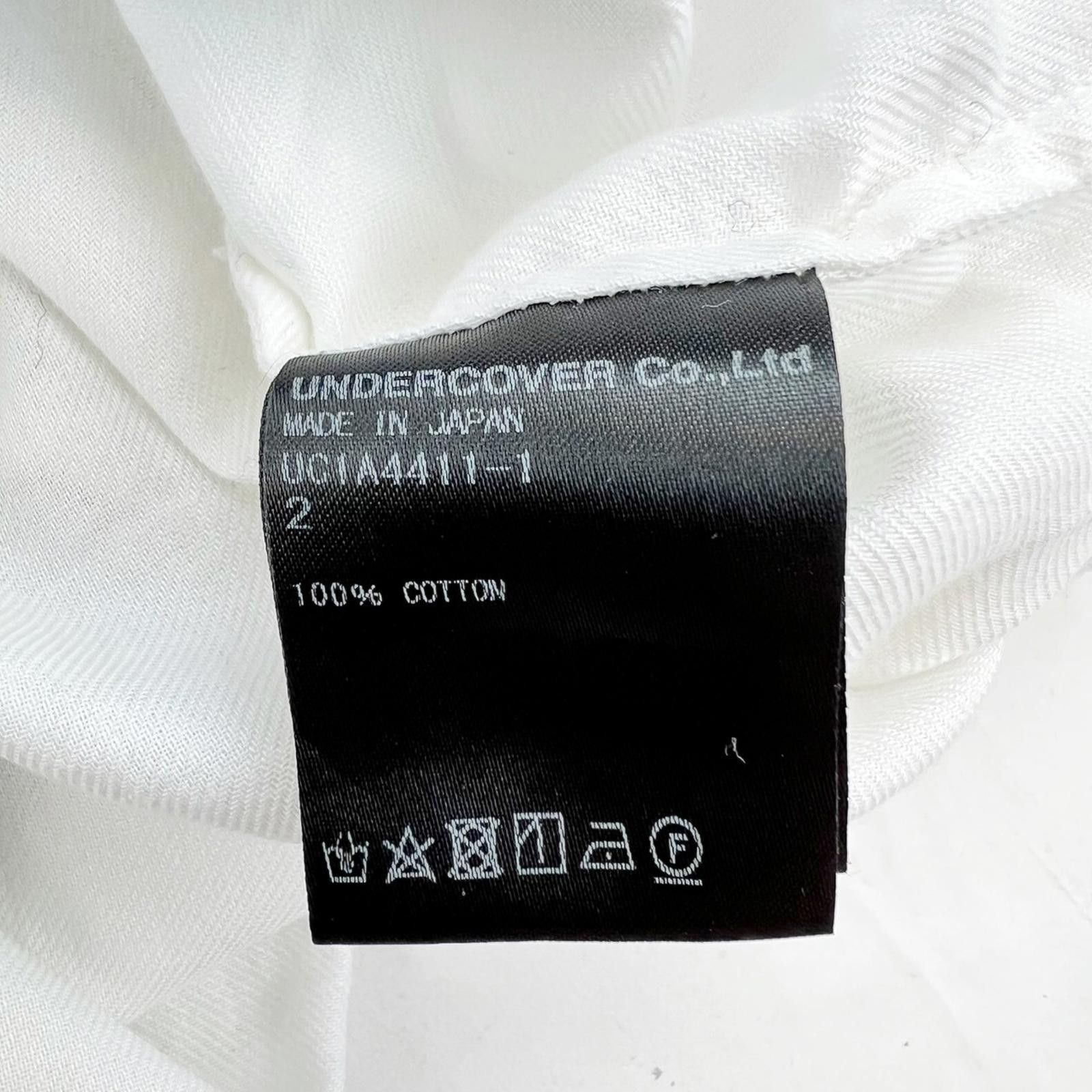 Undercover Undercover Beret Print White Short Sleeve Shirt Size US M / EU 48-50 / 2 - 4 Thumbnail