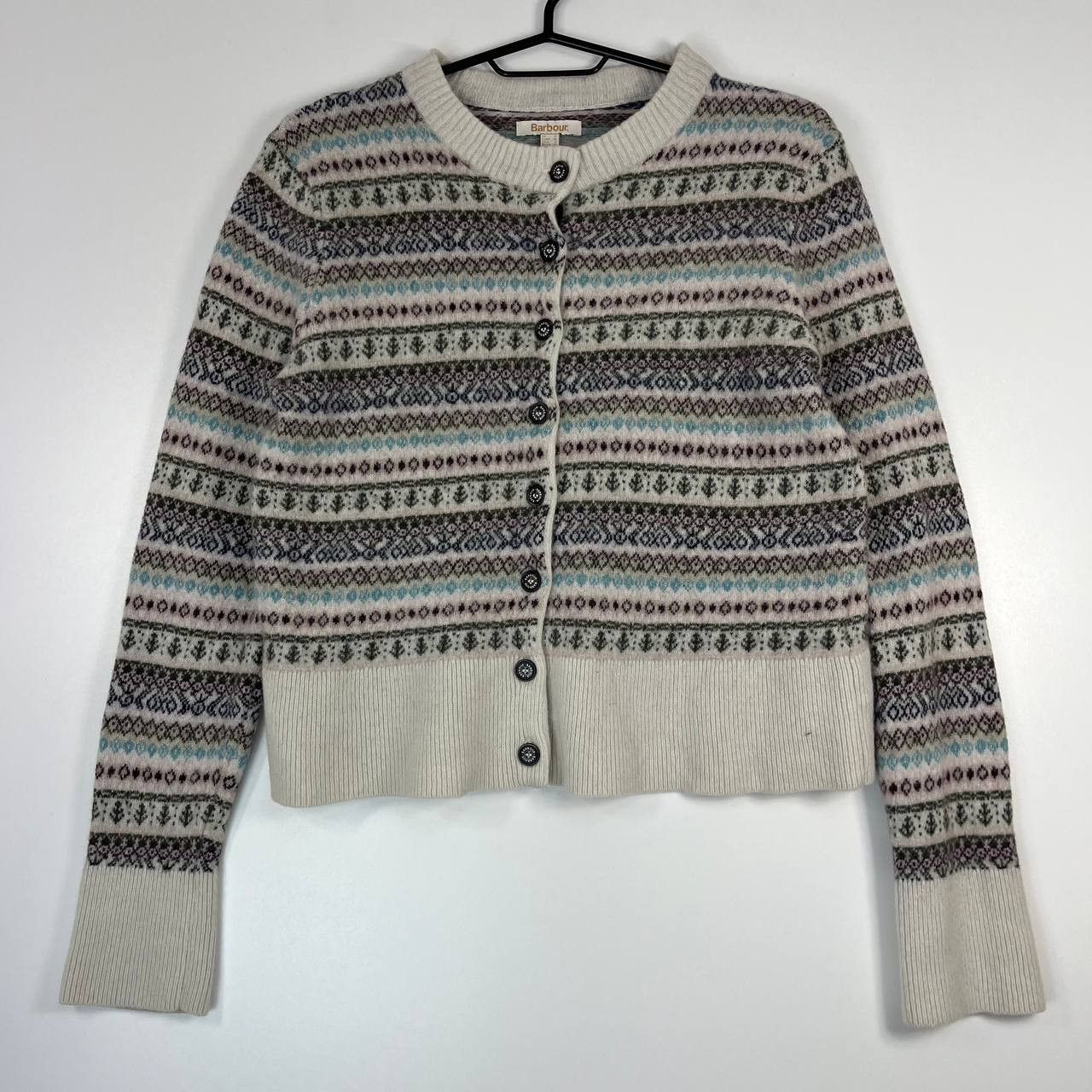 Barbour Barbour Peak Fair Isle Wool Knit Cardigan Button Size Uk 12 Size M / US 6-8 / IT 42-44 - 1 Thumbnail