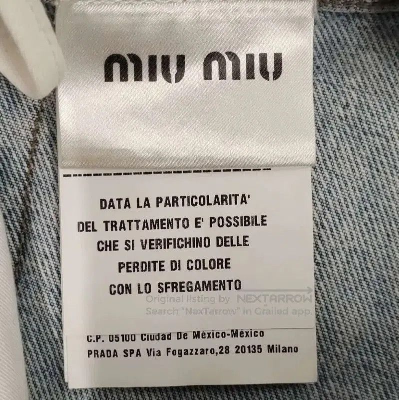 Miu Miu Miu Miu Blue Cotton Women's Shorts . Size 23" - 6 Thumbnail