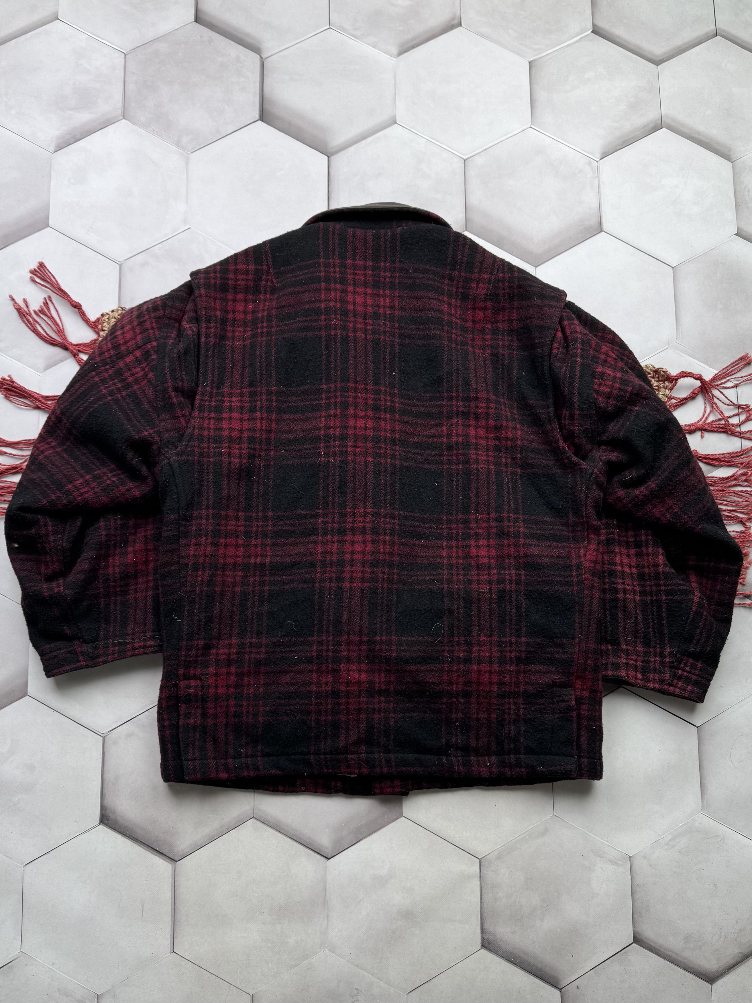 Vintage Vintage 80s Wool Oversized Bomber Jacket Size US M / EU 48-50 / 2 - 16 Thumbnail