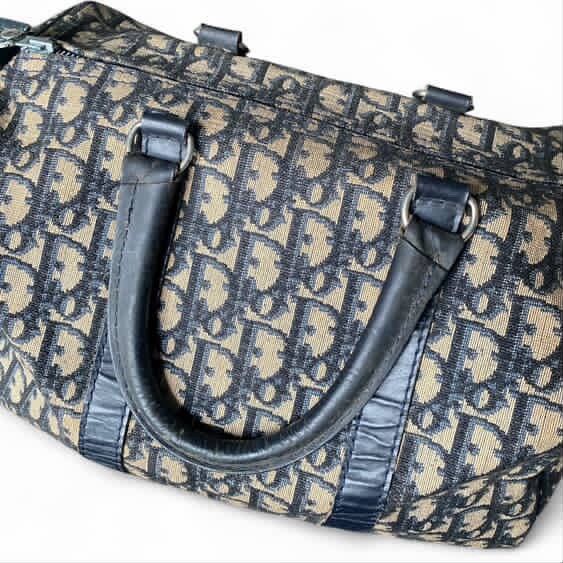 Christian Dior Monsieur Authentic Vintage Dior Trotter/Boston Bag in Blue Size ONE SIZE - 12 Thumbnail