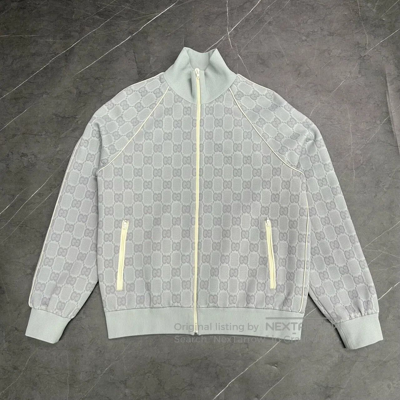 Gucci Guicci 24SS Grey All-Over Print Jacket| Size US L / EU 52-54 / 3 - 1 Thumbnail