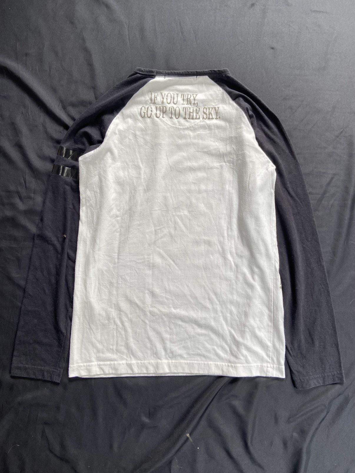 Japanese Brand THERES A WAY MOSSINO POEM RAGLAN TER Size US S / EU 44-46 / 1 - 17 Thumbnail