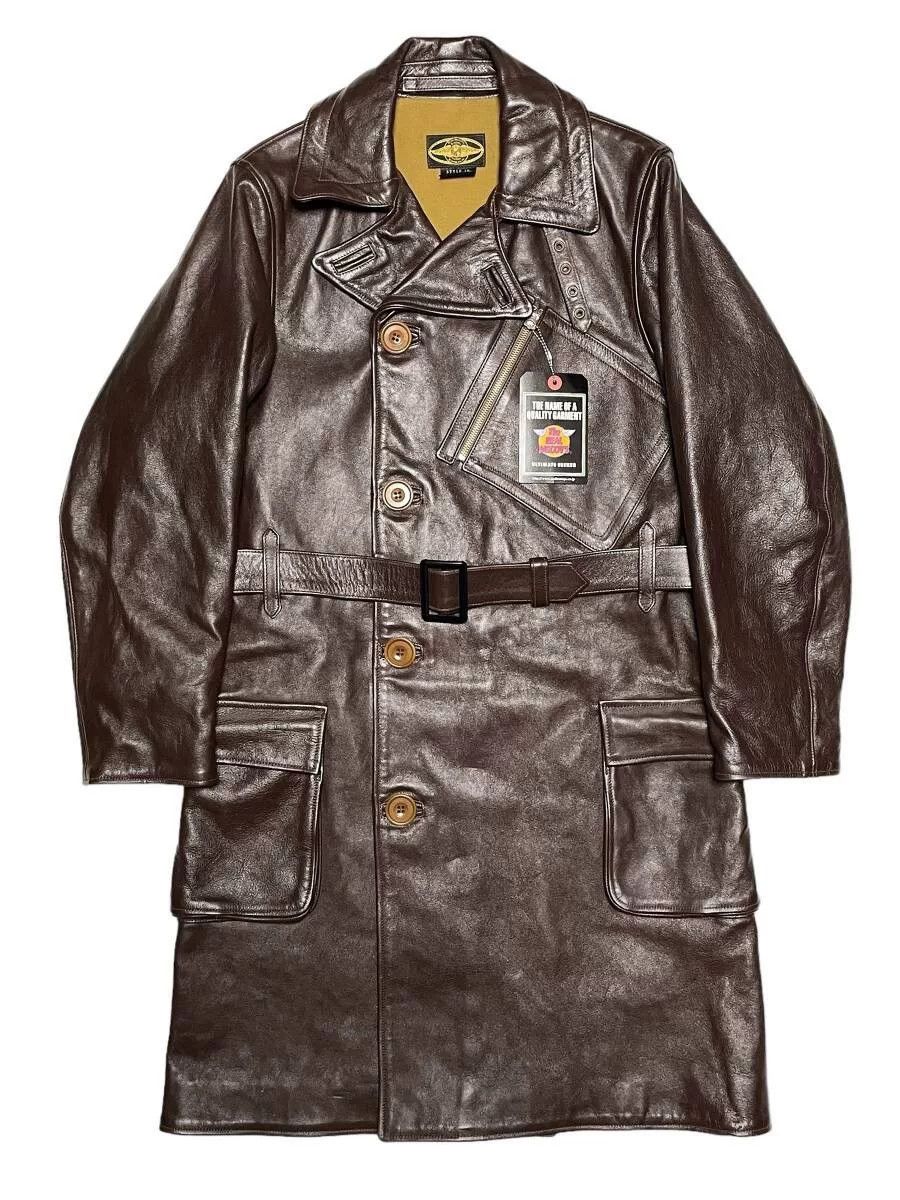 The Real McCoy's The Real mccoys Leather Flight Coat Size US M / EU 48-50 / 2 - 1 Thumbnail
