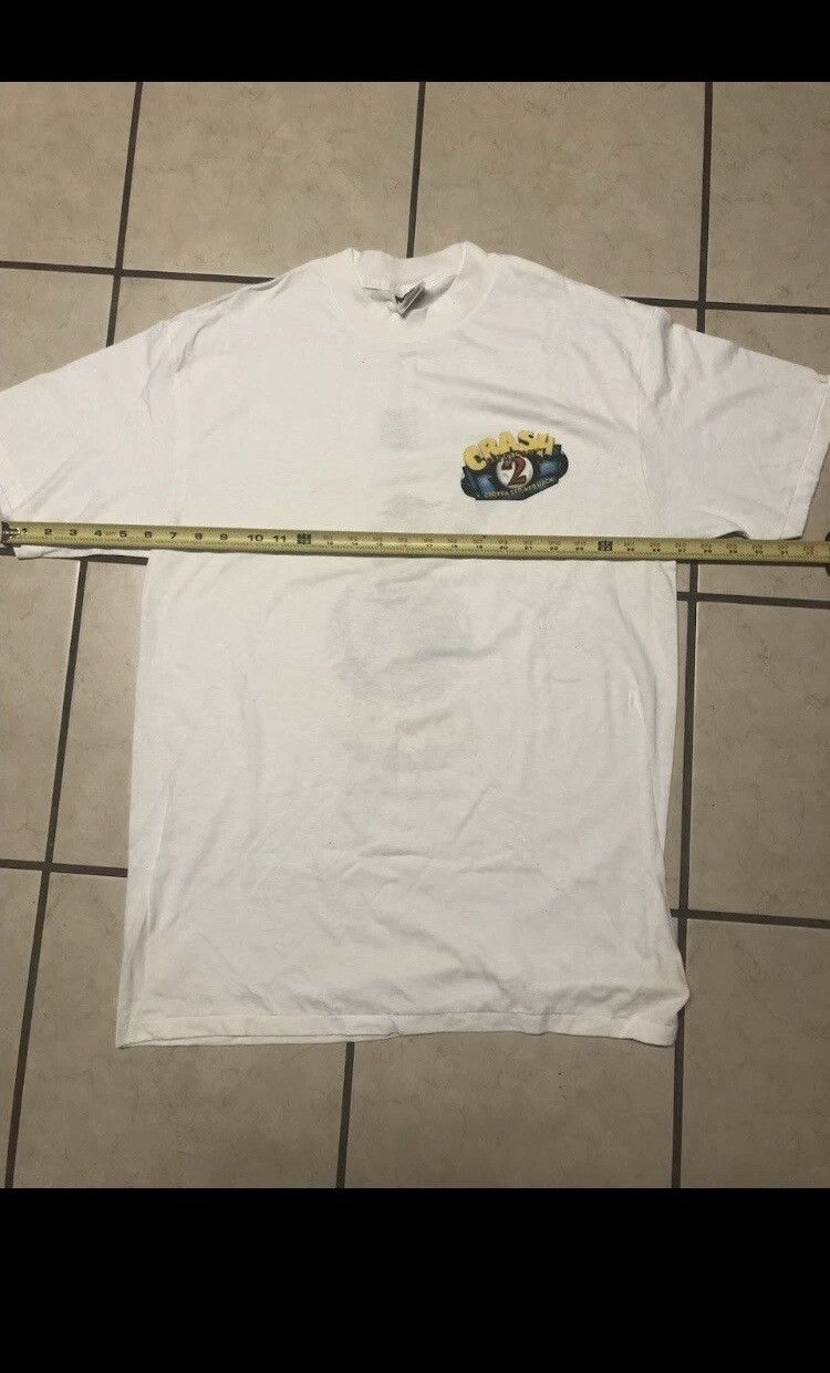 Playstation Vintage 1997 Crash Bandicoot 2 PS1 Promo Shirt L Size US L / EU 52-54 / 3 - 6 Thumbnail